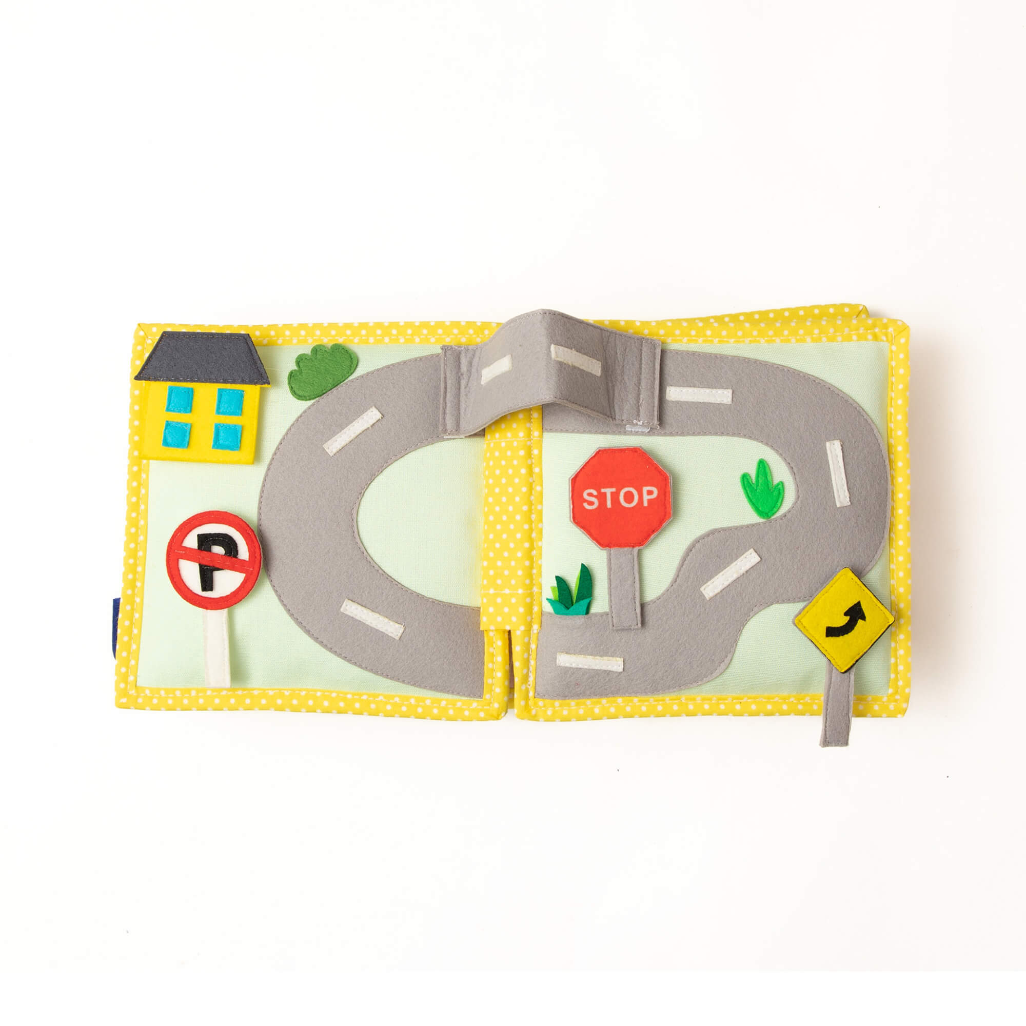 Mini Quiet Book "Mein erster Bagger" (ab 18 Monaten) Jolly Designs - malmichbunt.de