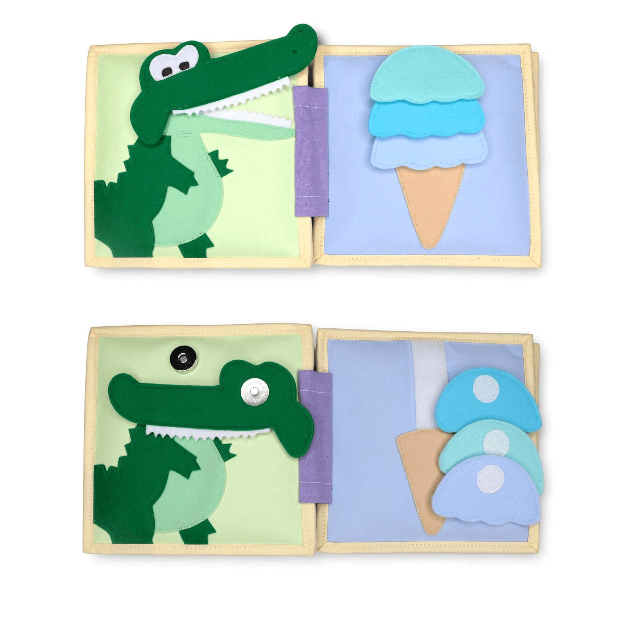 Mini Quiet Book "Regenbogen" (ab 6 Monaten) Jolly Designs - malmichbunt.de