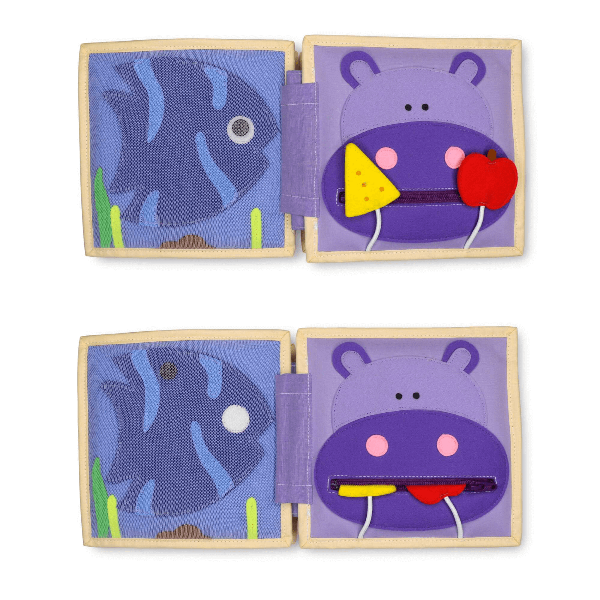 Mini Quiet Book "Regenbogen" (ab 6 Monaten) Jolly Designs - malmichbunt.de