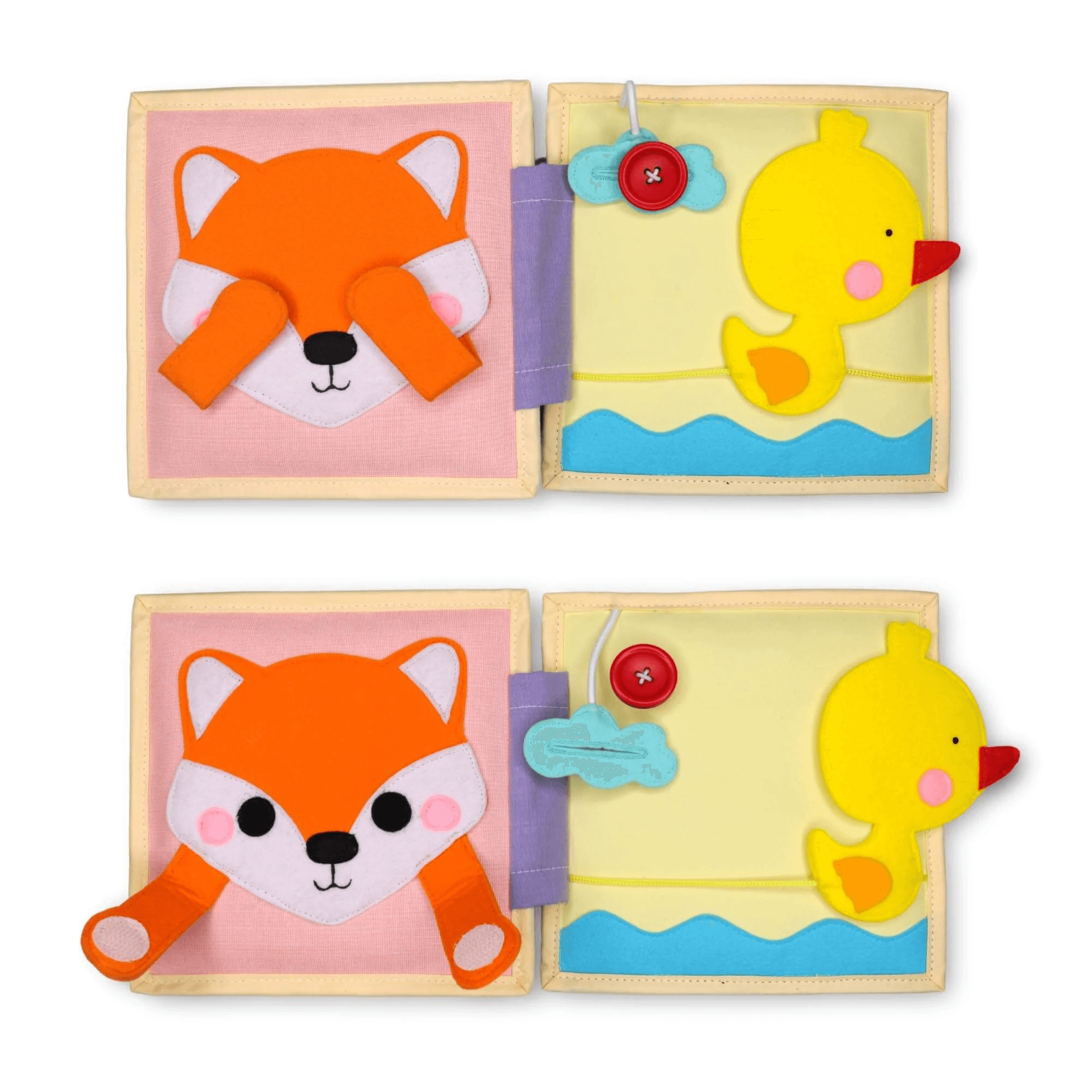 Mini Quiet Book "Regenbogen" (ab 6 Monaten) Jolly Designs - malmichbunt.de