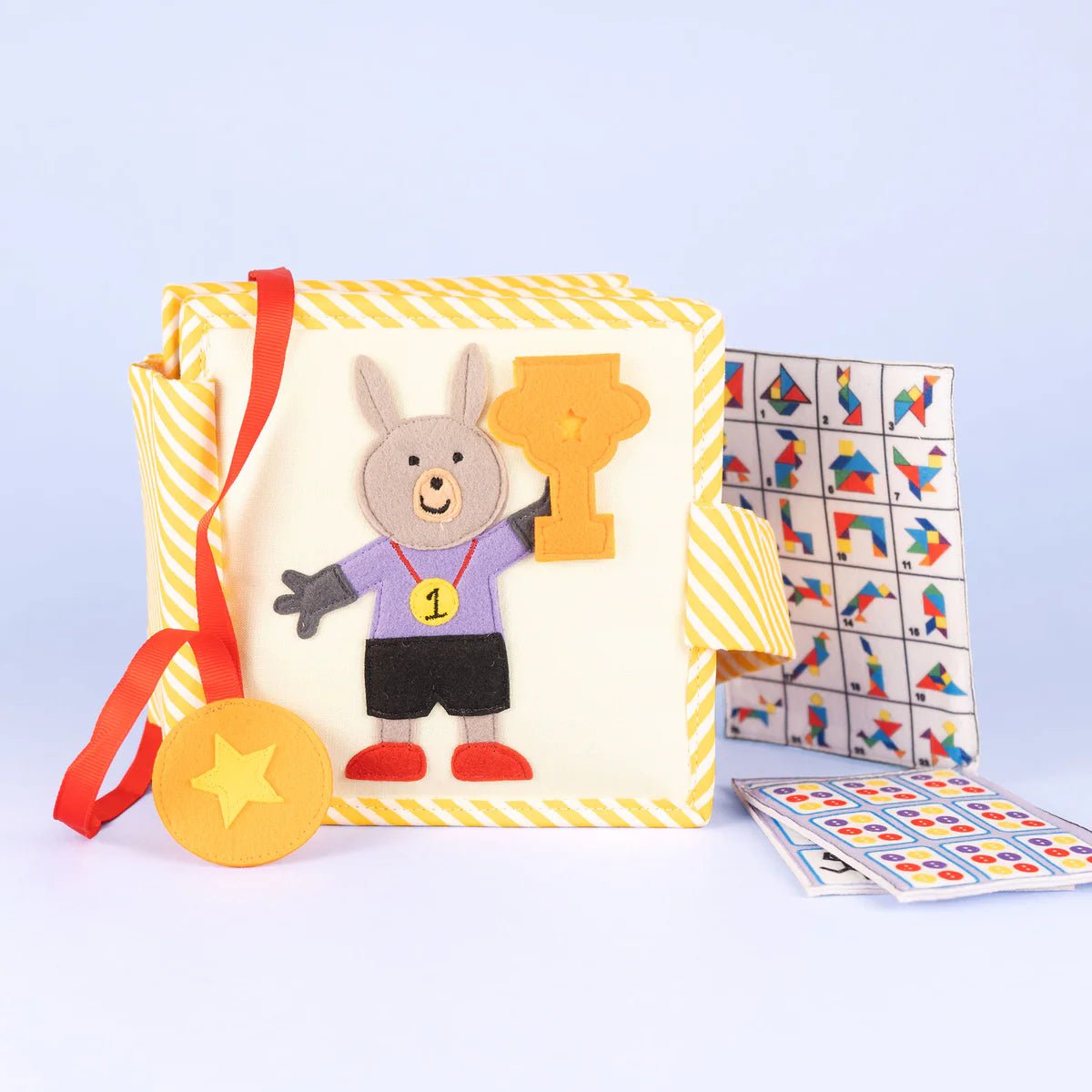 Mini Quiet Book "Spielewelt" (ab 3 Jahren) Jolly Designs - malmichbunt.de