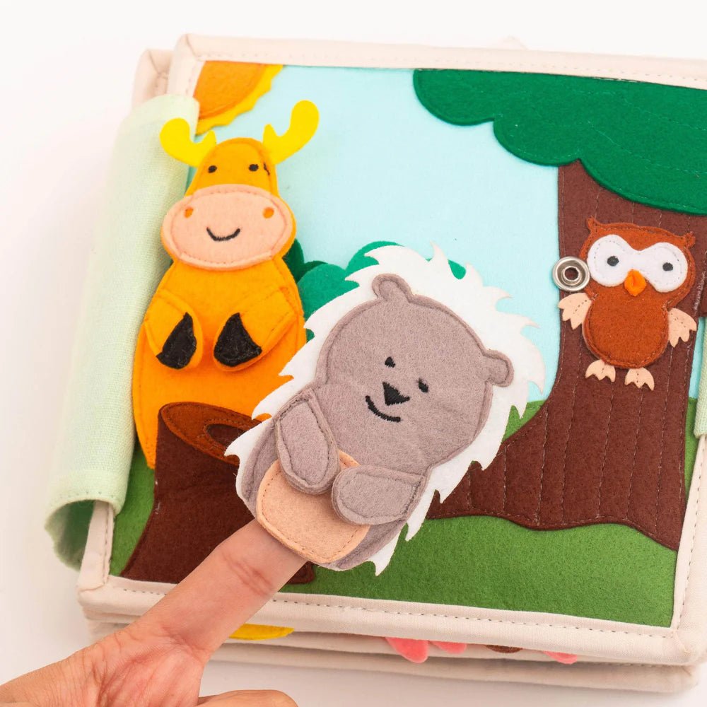 Mini Quiet Book "Tierfreunde" (ab 4 Monaten) Jolly Designs - malmichbunt.de