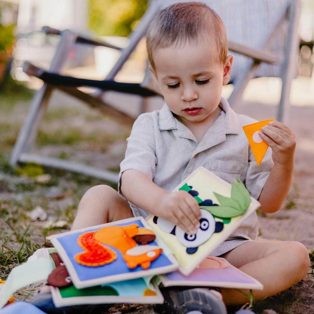 Mini Quiet Book "Tierfreunde" (ab 4 Monaten) Jolly Designs - malmichbunt.de