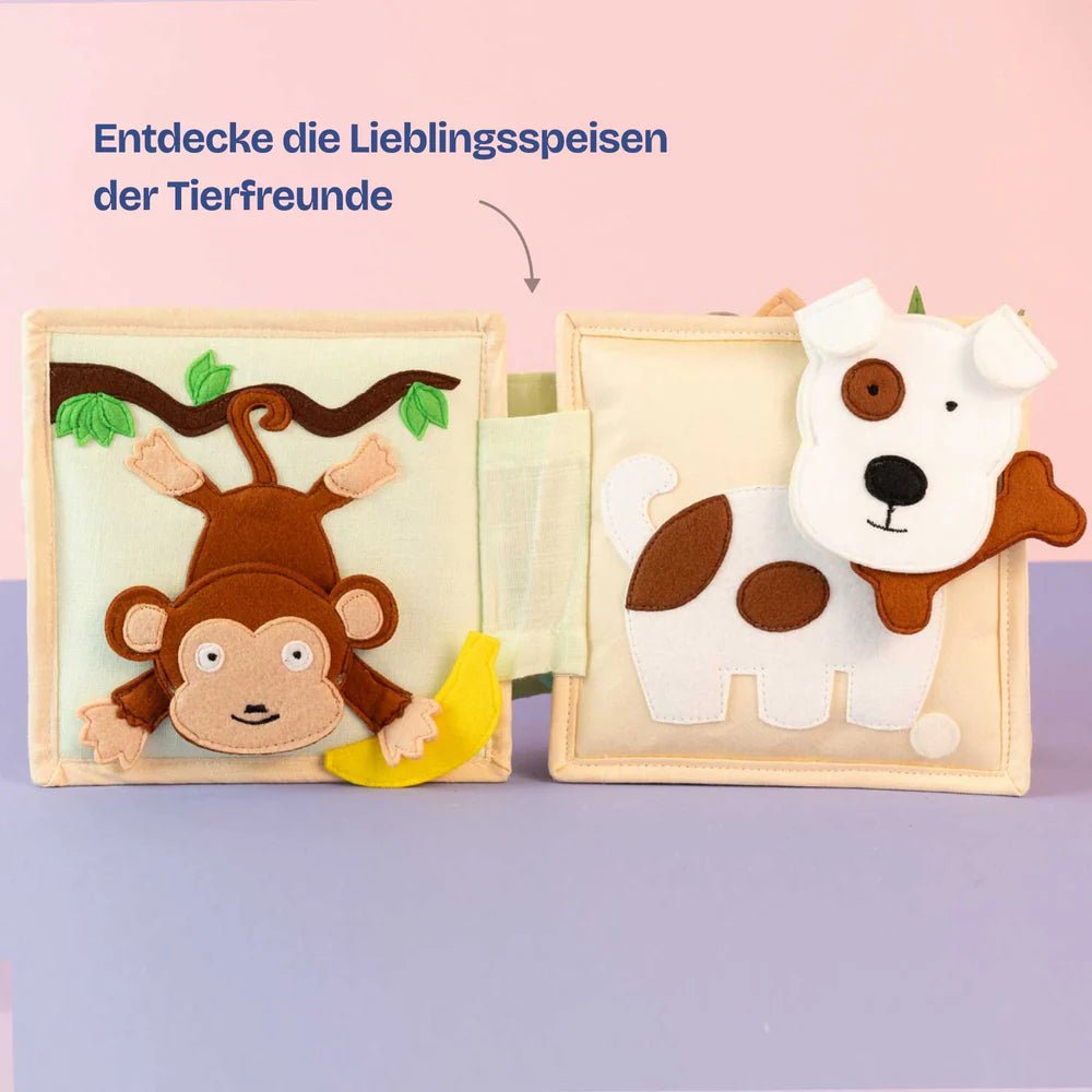 Mini Quiet Book "Tierfreunde" (ab 4 Monaten) Jolly Designs - malmichbunt.de