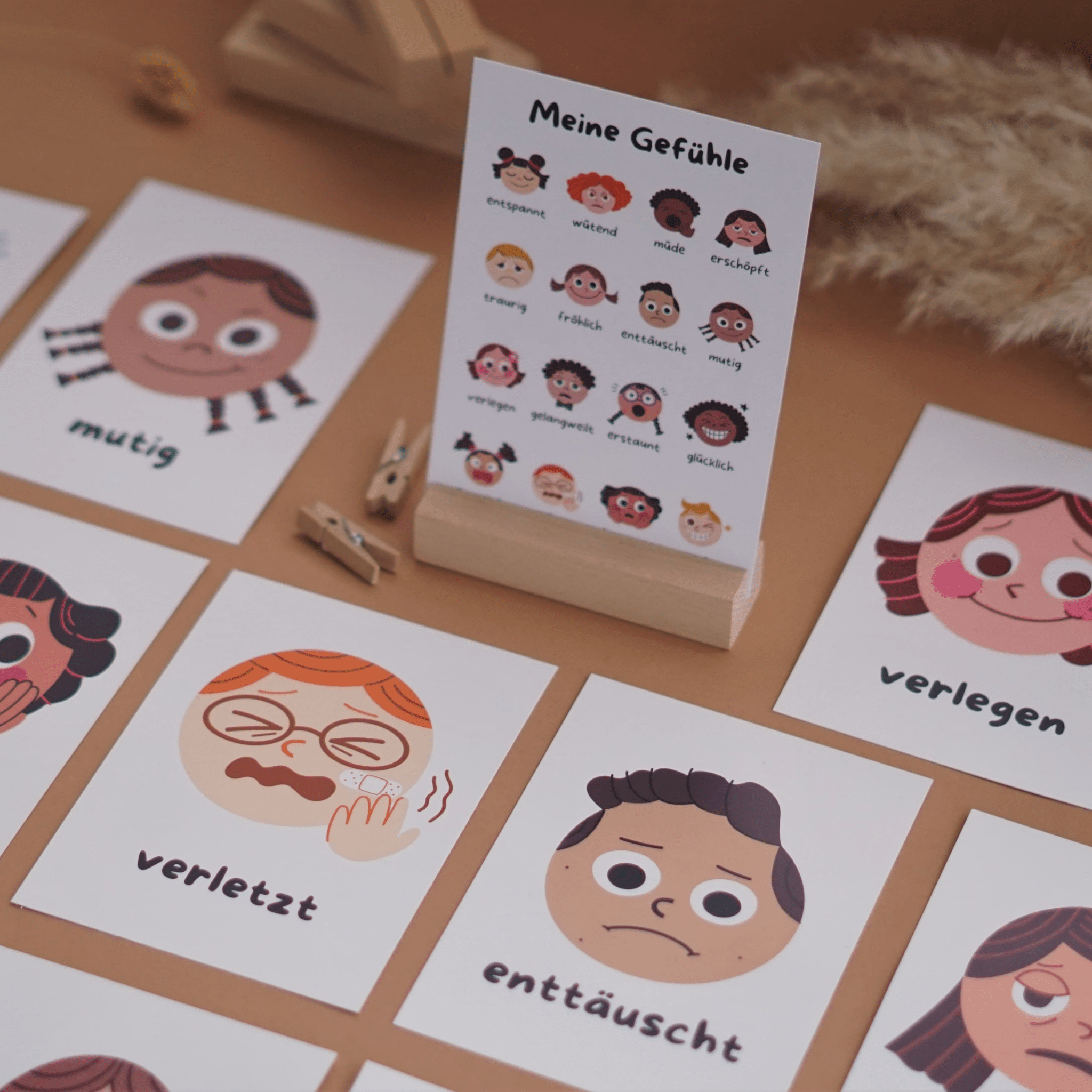 Modern Kids Art - Meine Gefühlskarten Set für Kinder Modern Kids Art - malmichbunt.de