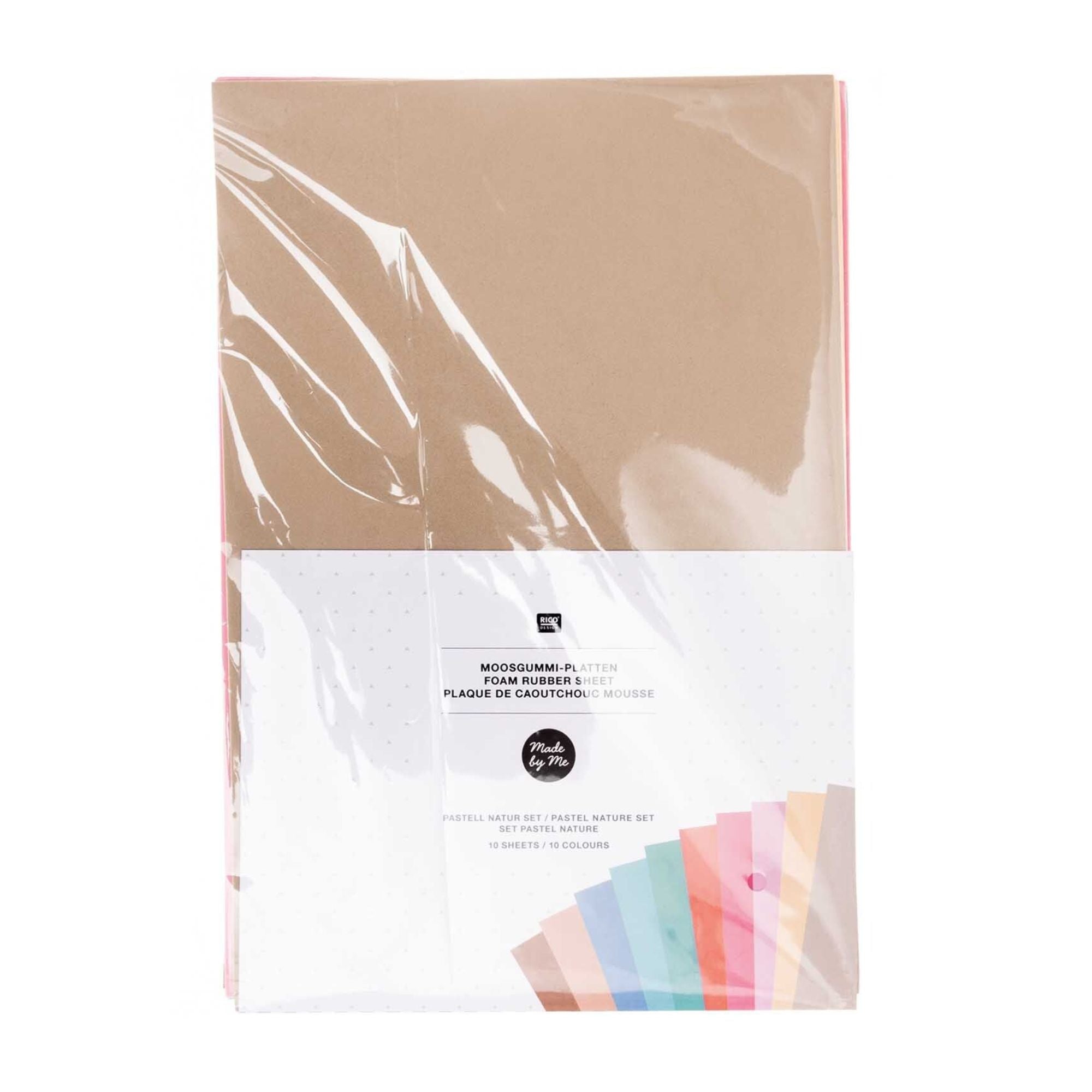 Moosgummi Platten - Pastell Natur Set Rico Design - malmichbunt.de