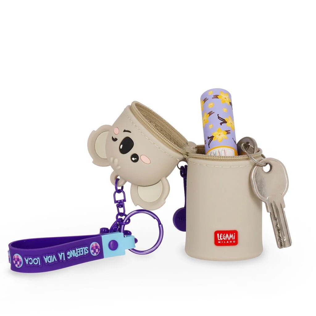 Münztasche mit Schlüsselanhänger Koala - Mini Kawaii Legami - malmichbunt.de