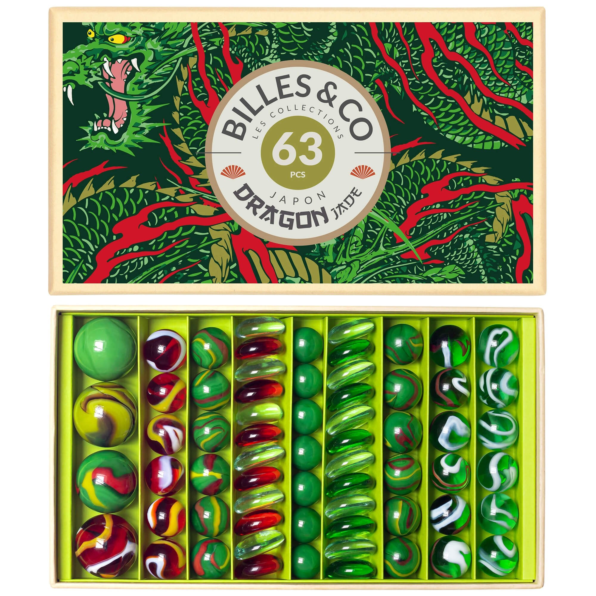 Murmel - Box Jade - Drachen Billes & Co - malmichbunt.de