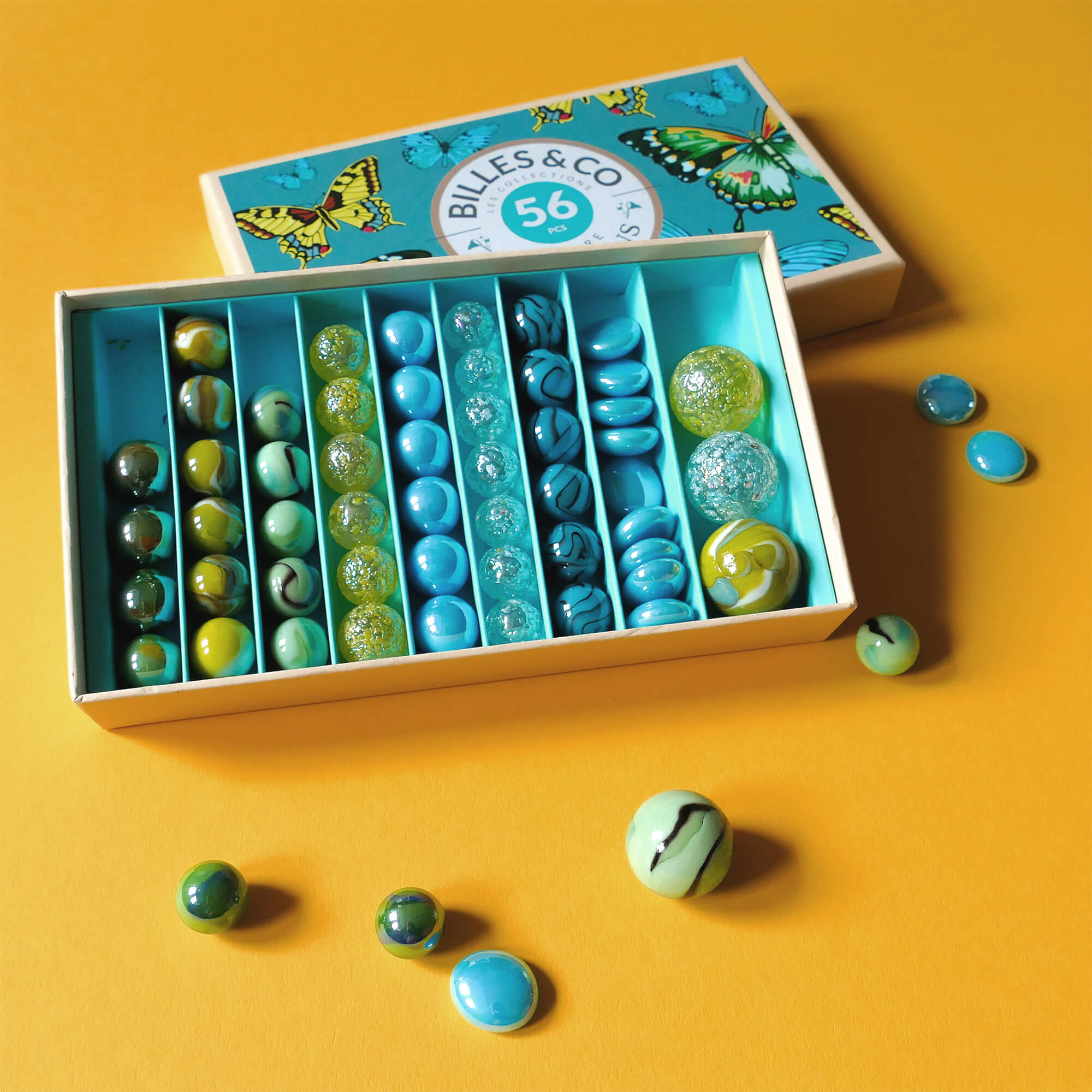 Murmel - Box Schmetterling Billes & Co - malmichbunt.de