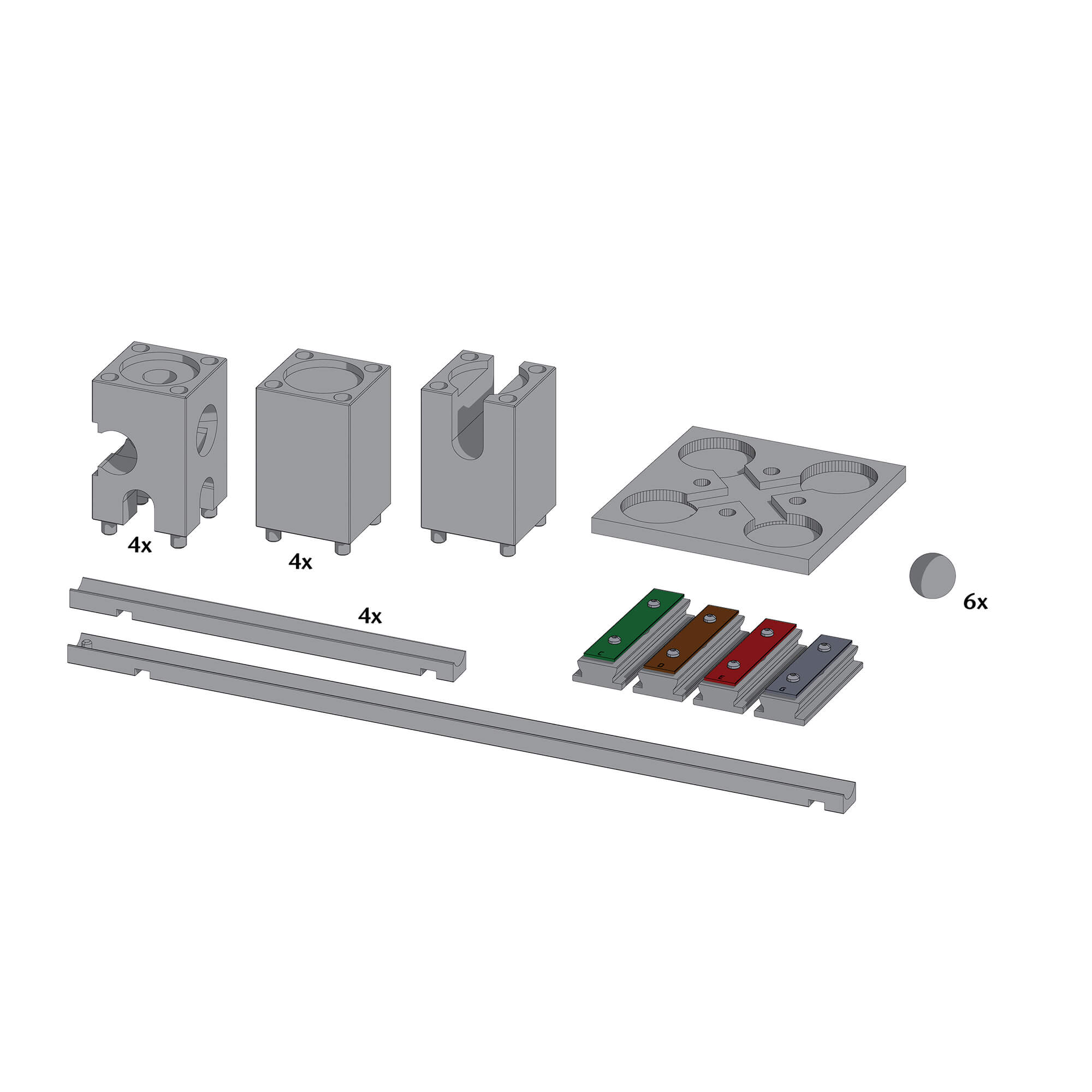 Murmelbahn Xyloba piccolino (26 Teile) Xyloba - Stiftung Weizenkorn - malmichbunt.de