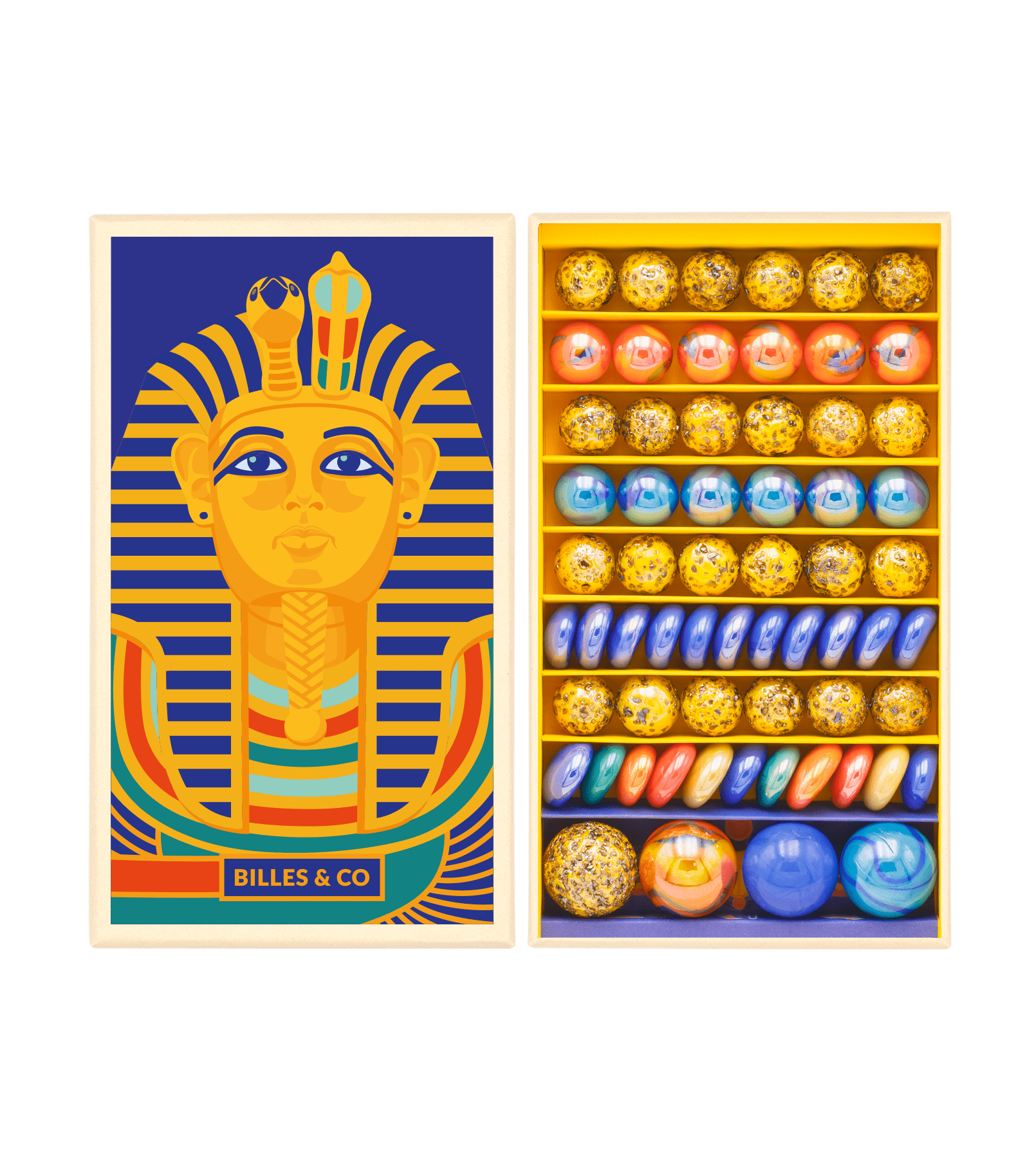 Murmeln Box Tutanchamun Billes & Co - malmichbunt.de