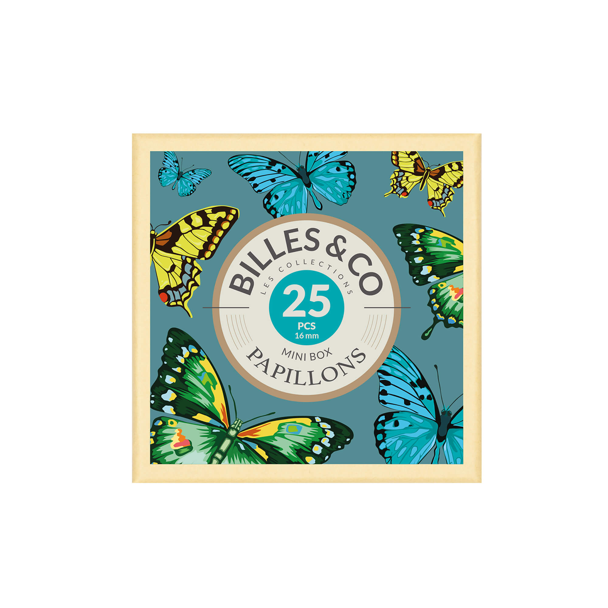 Murmeln Schmetterling Mini - Box Billes & Co - malmichbunt.de