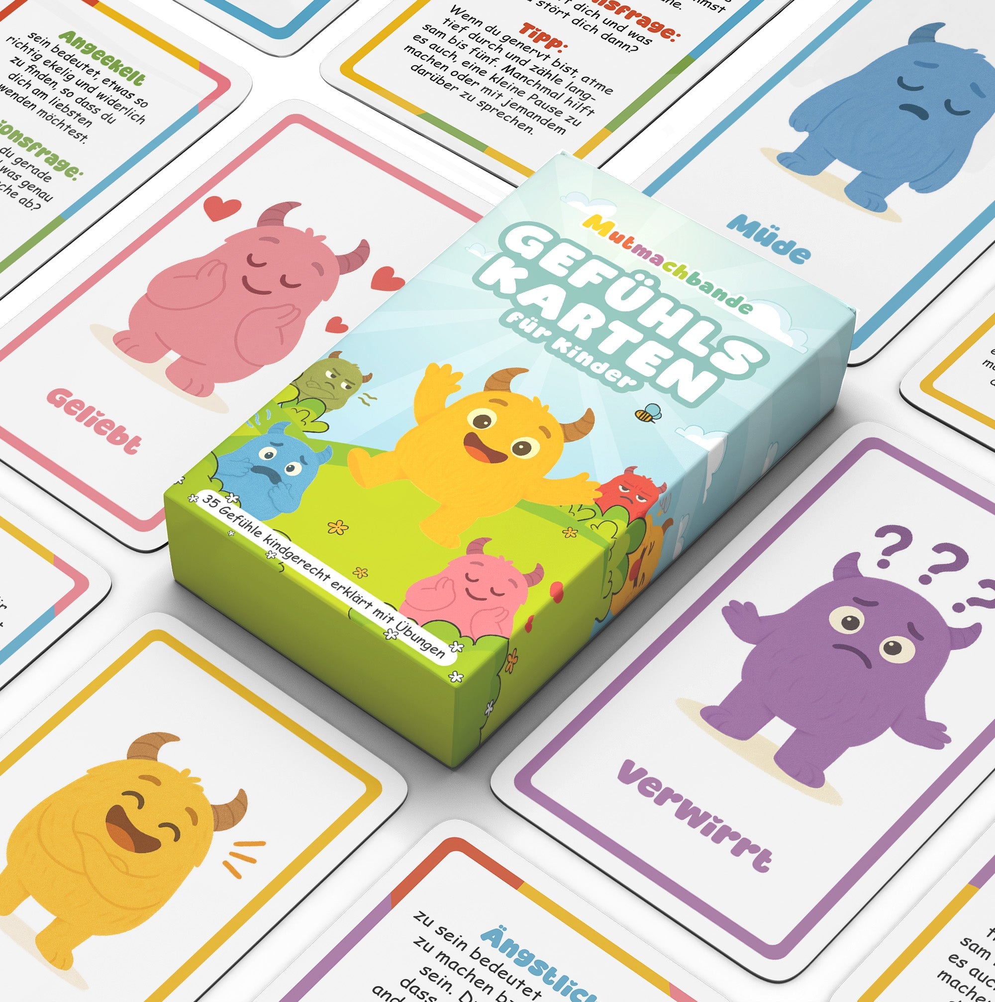 Mutmachbande Gefühlskarten für Kinder Jeka - malmichbunt.de