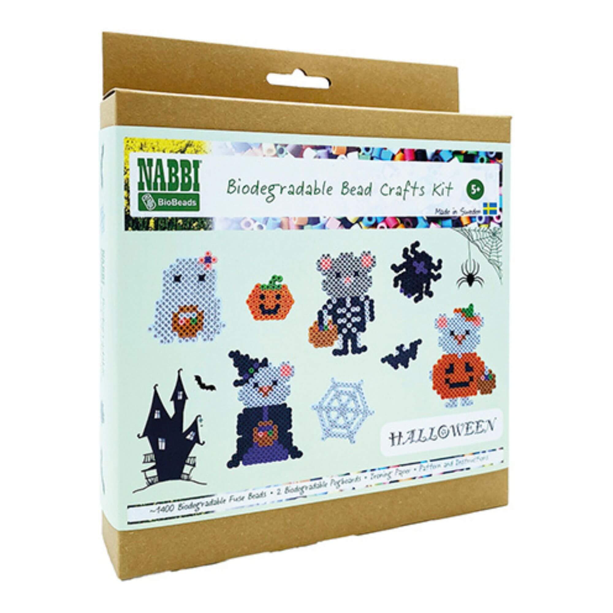 Nabbi Bio Bügelperlen - Halloween Kit Nabbi - malmichbunt.de