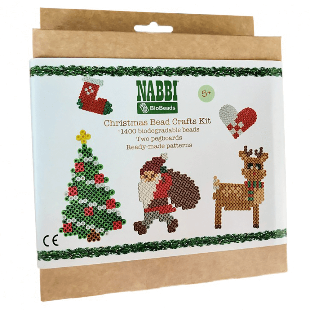 Nabbi Bio Bügelperlen Set Santa Claus Kit Nabbi - malmichbunt.de