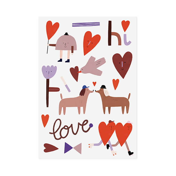 Nuukk Kindertattoo Lots of Love Nuukk - malmichbunt.de