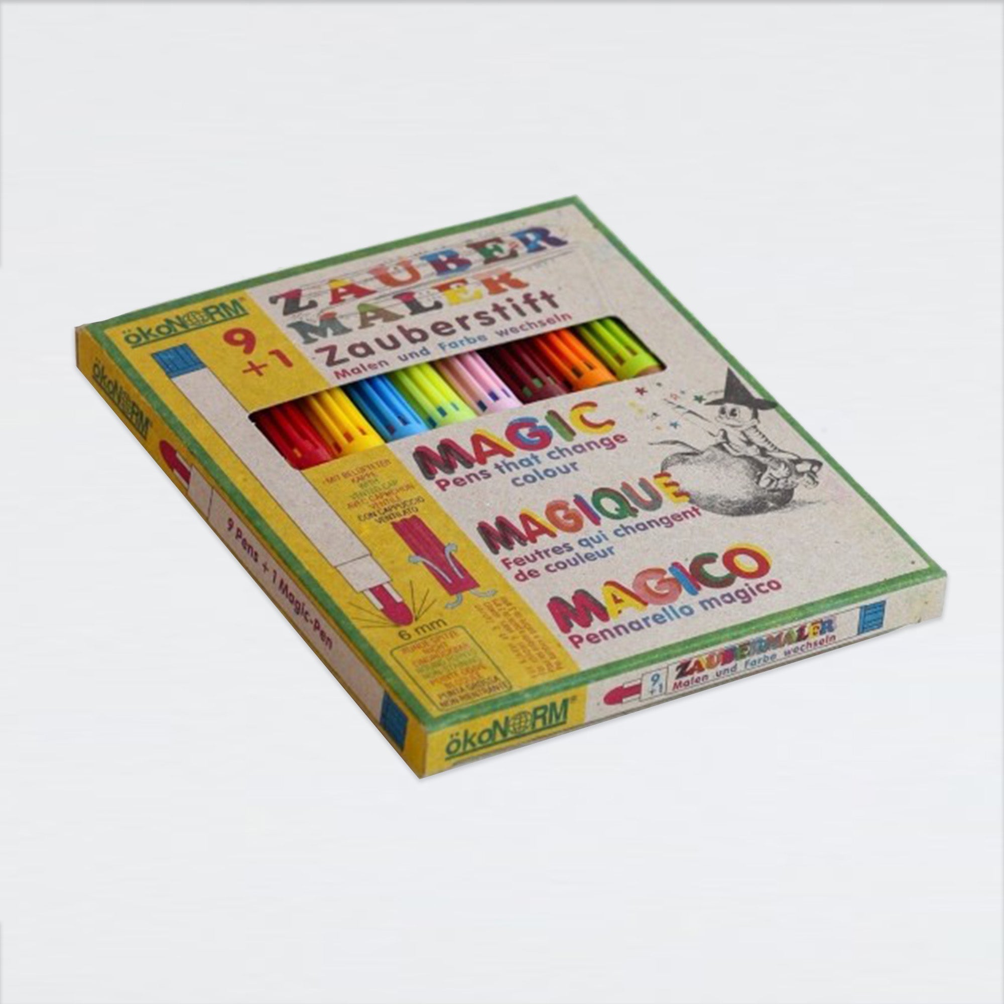 ökoNORM Zaubermaler 9+1, inkl. Farbwechselstift - 9 Farben ökoNorm - malmichbunt.de