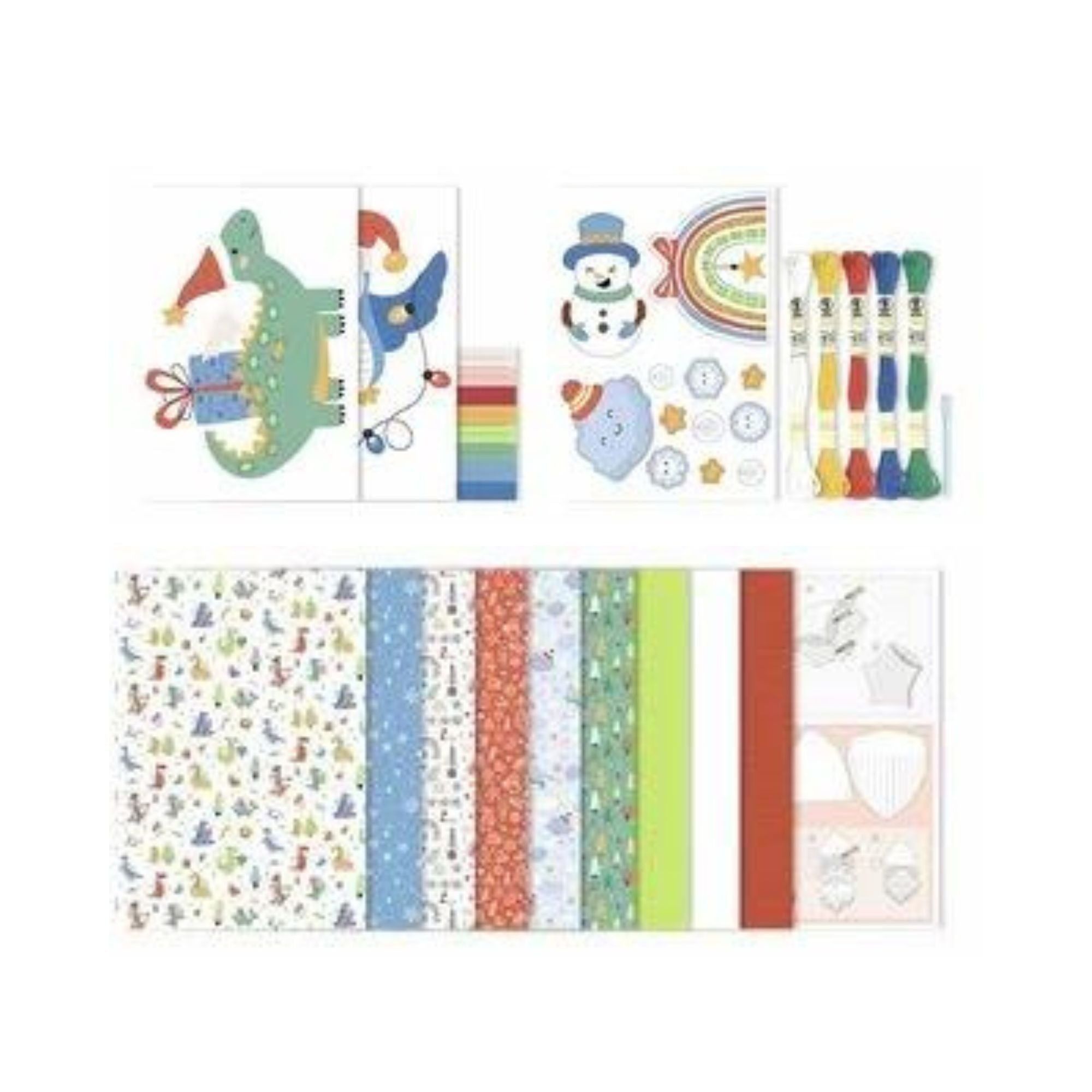 Papier - Bastelset "Winter holidays" Ursus - malmichbunt.de