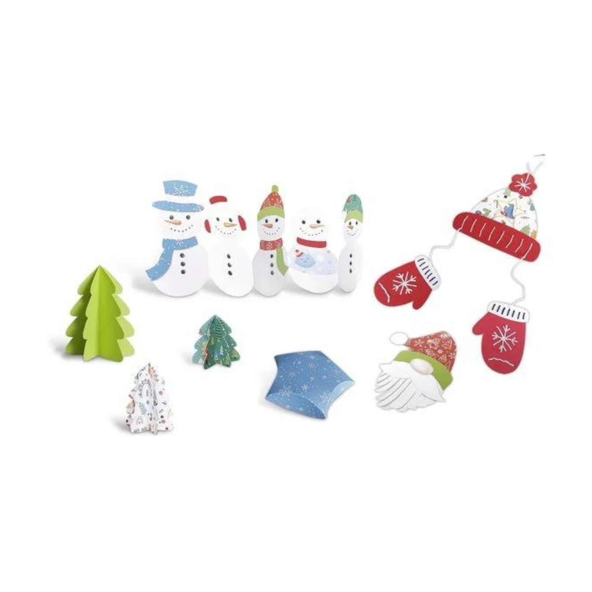 Papier - Bastelset "Winter holidays" Ursus - malmichbunt.de