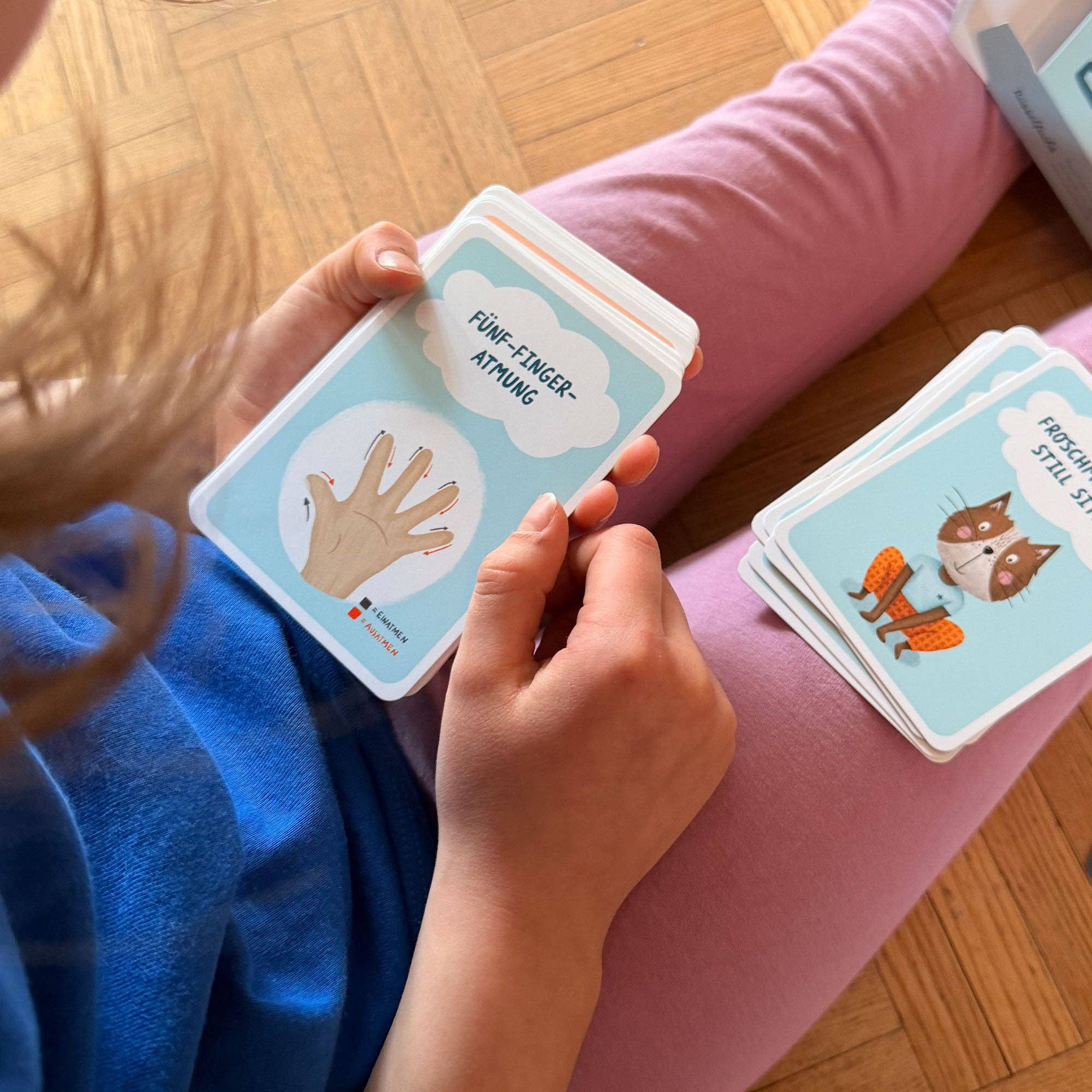 Pause im Kopf – Achtsamkeitskarten für Kinder Rüsselfuchs - malmichbunt.de