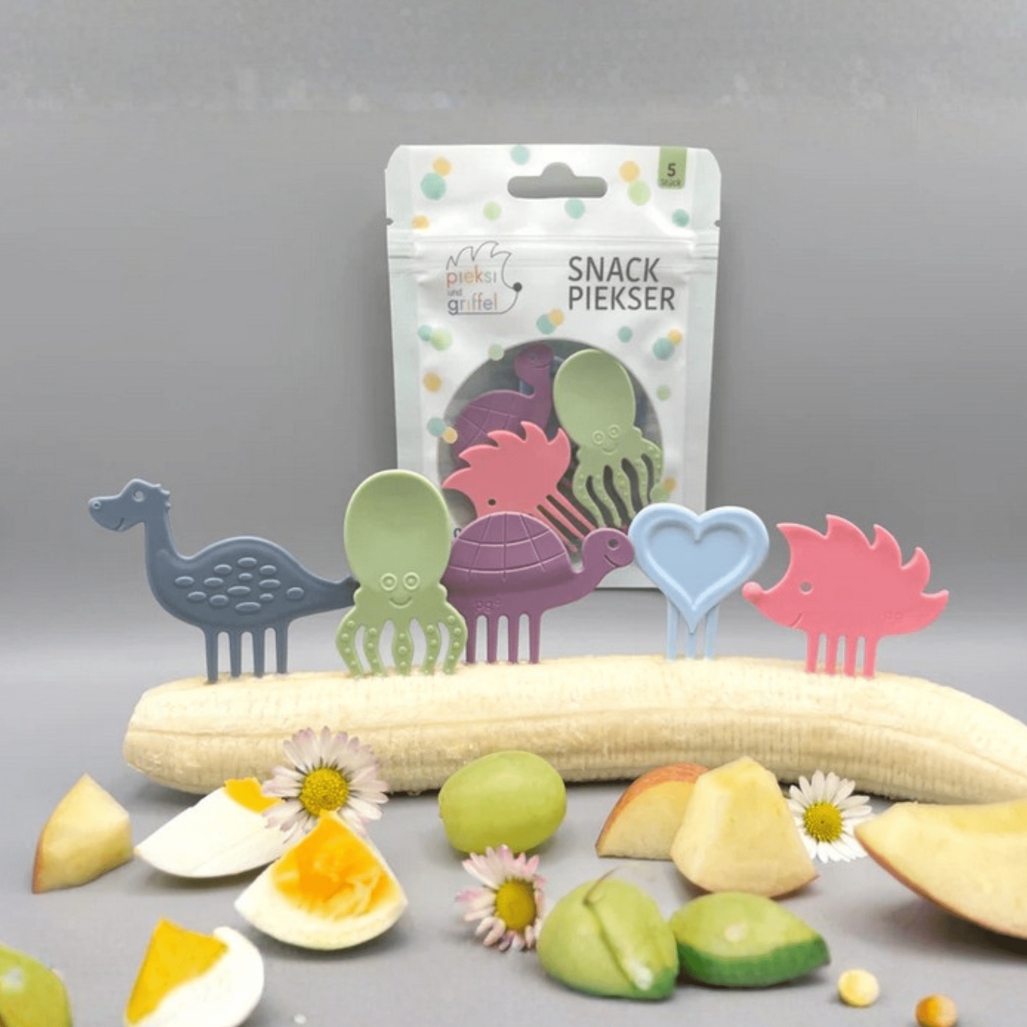 Piksi und Griffel Snack Piekser - "Pieksi me Softly" Pieksi und Griffel - malmichbunt.de