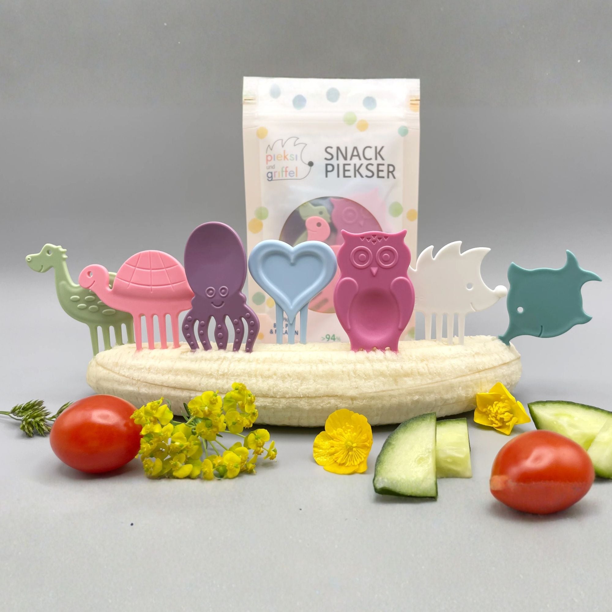 Piksi und Griffel Snack Piekser - "Sweet & Soft" Pieksi und Griffel - malmichbunt.de