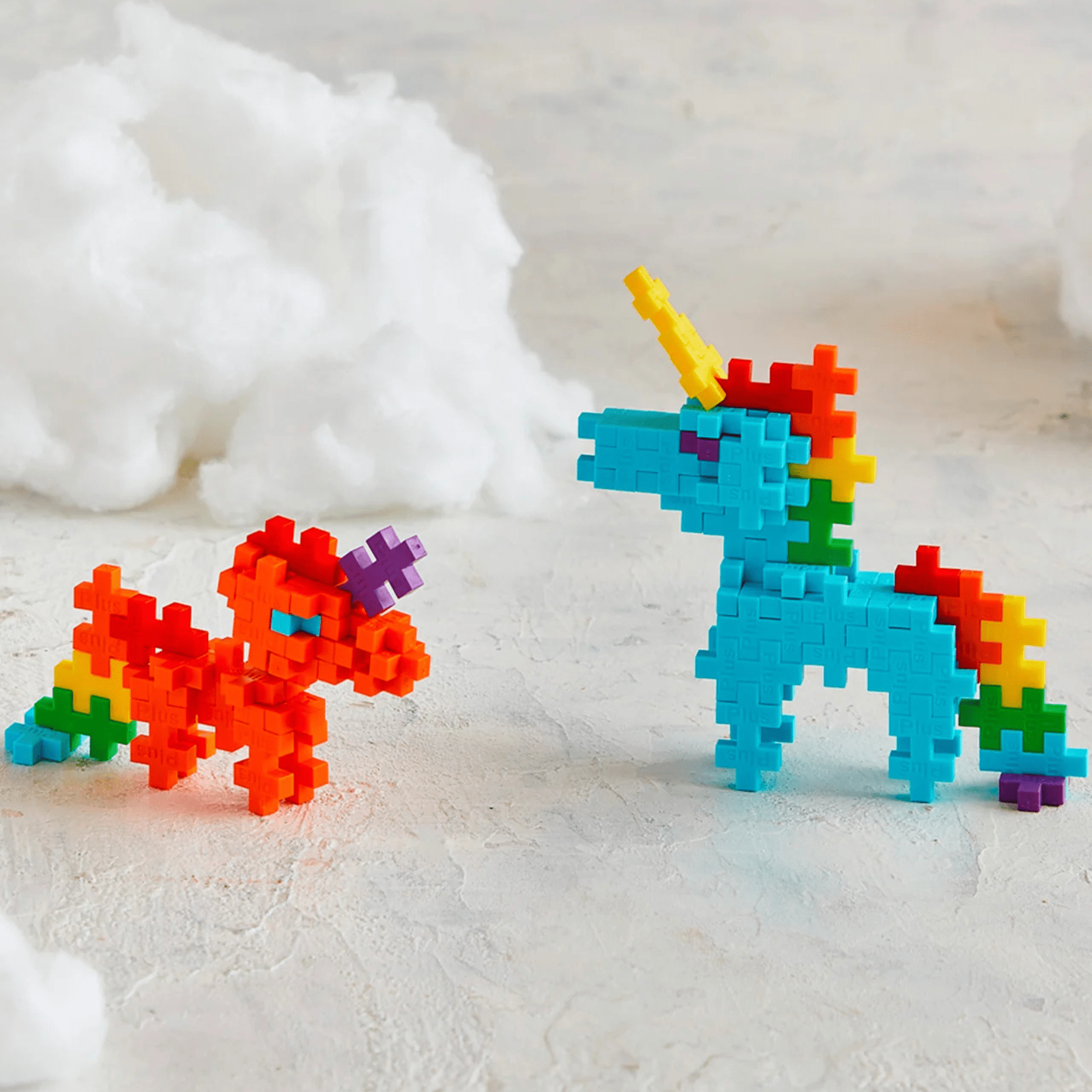 Plus - Plus 100 Kreativ Bausteine Regenbogen Einhorn Plus Plus - malmichbunt.de
