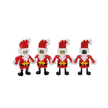 Plus - Plus 100 Kreativ Bausteine Weihnachtsmann Plus Plus - malmichbunt.de