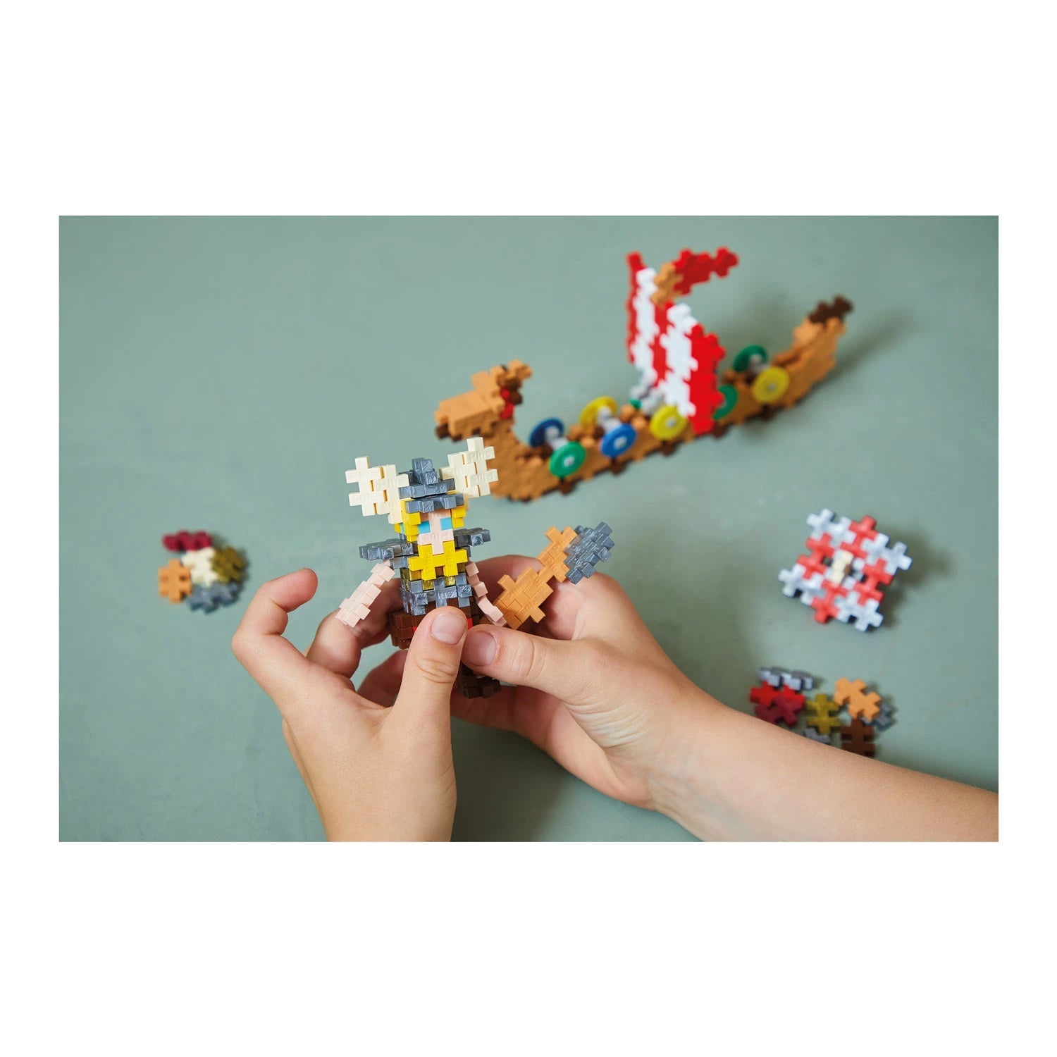 Plus - Plus 100 Kreativ Bausteine Wikinger Plus Plus - malmichbunt.de