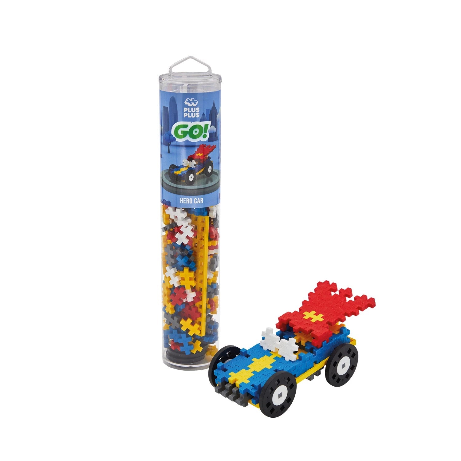 Plus - Plus 200 Kreativ Bausteine GO! Auto Superheld Plus Plus - malmichbunt.de