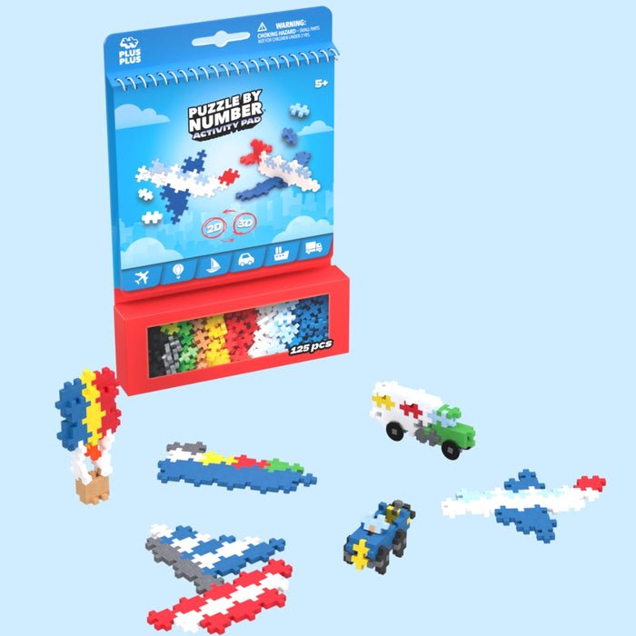 Plus - Plus Activity Pad - Fahrzeuge Plus Plus - malmichbunt.de