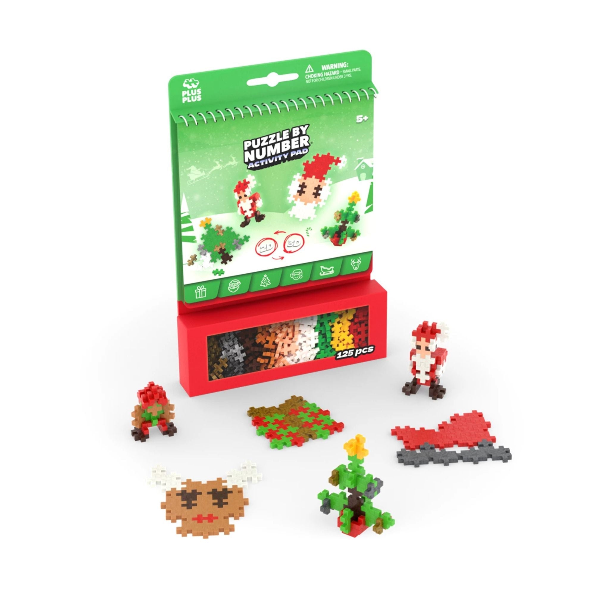 Plus-Plus Activity Pad - Weihnachten Plus Plus - malmichbunt.de