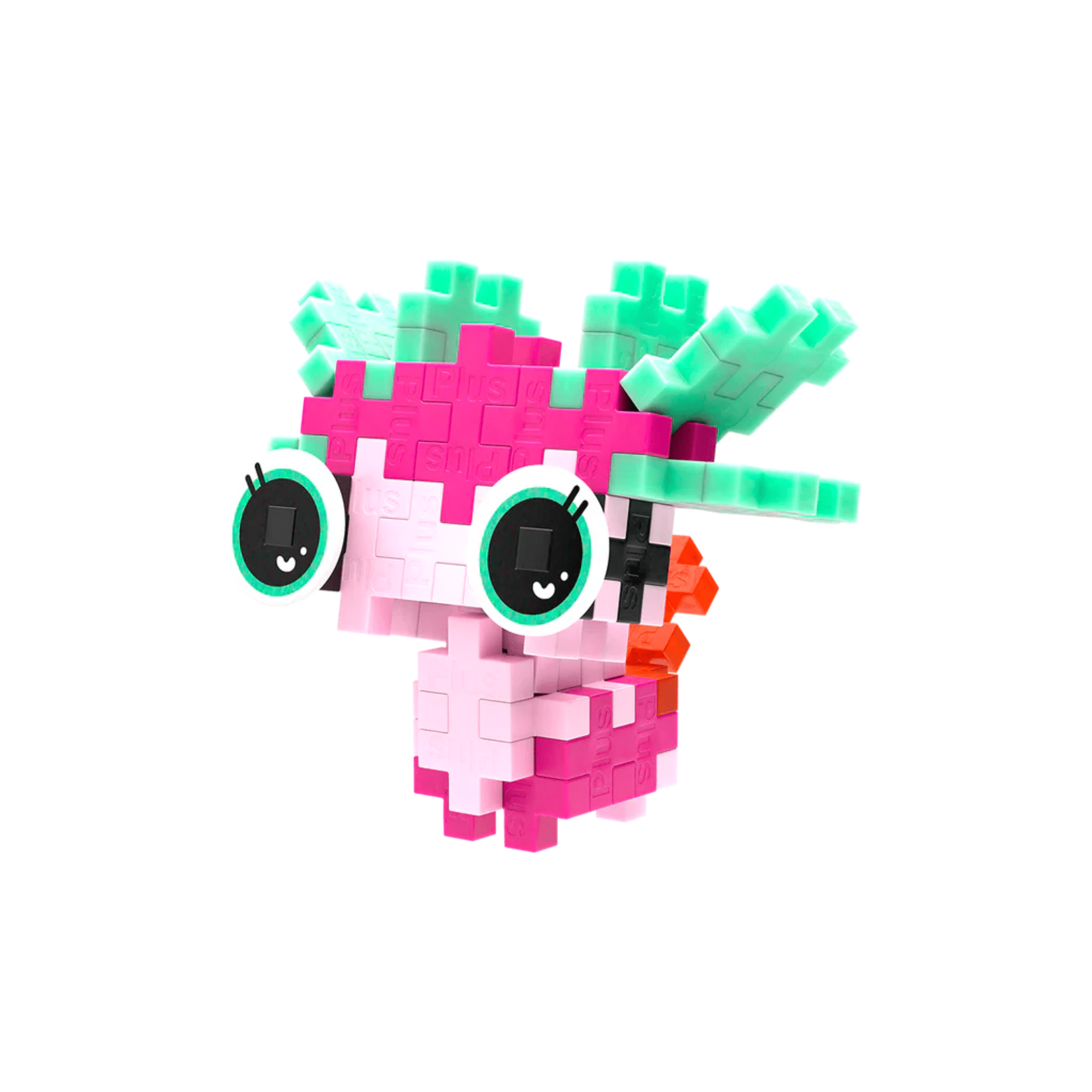 Plus - Plus Kreativ Bausteine Haustiere - Axolotl (rosa) Plus Plus - malmichbunt.de