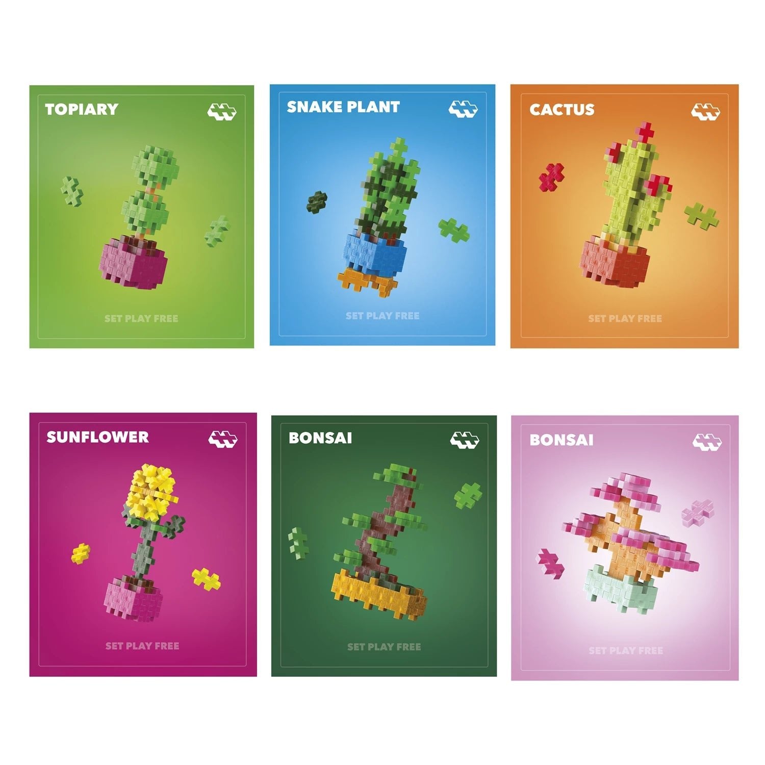 Plus - Plus Kreativ Bausteine Pflanzen Kaktus (Calm Cactus) Plus Plus - malmichbunt.de