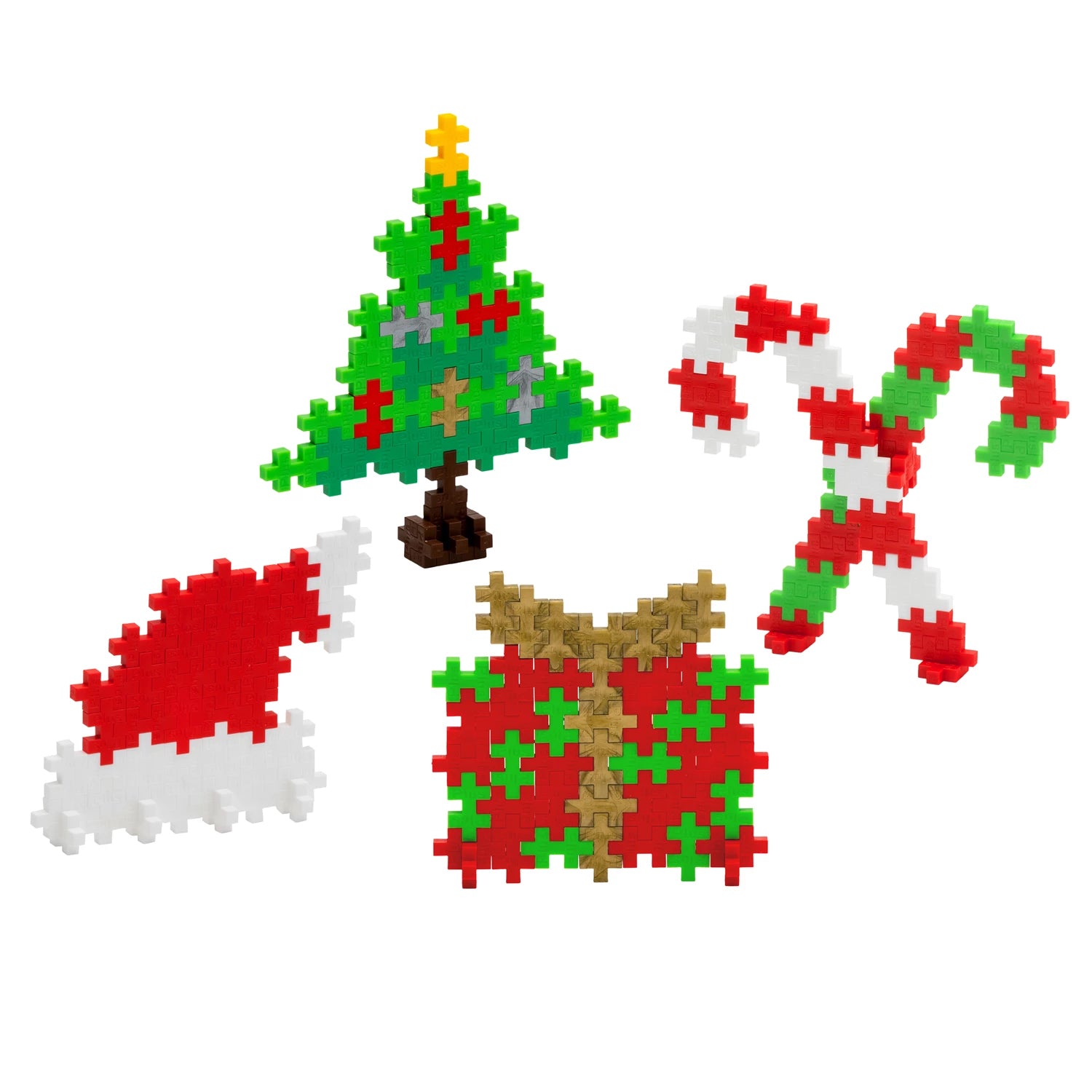 Plus Plus Kreativ Bausteine Weihnachtsdeko - 4 Motive