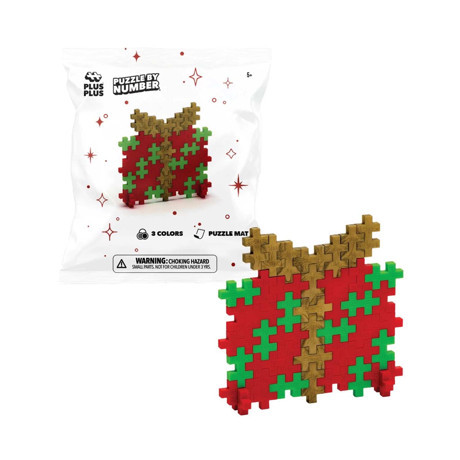 Plus Plus Kreativ Bausteine Weihnachtsdeko - 4 Motive