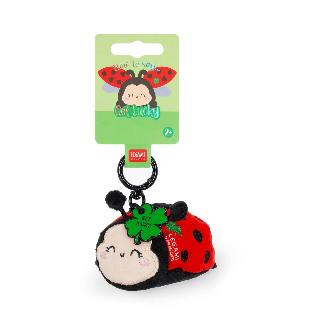 Plüsch - Schlüsselanhänger Marienkäfer - Tiny Super Soft! Legami - malmichbunt.de