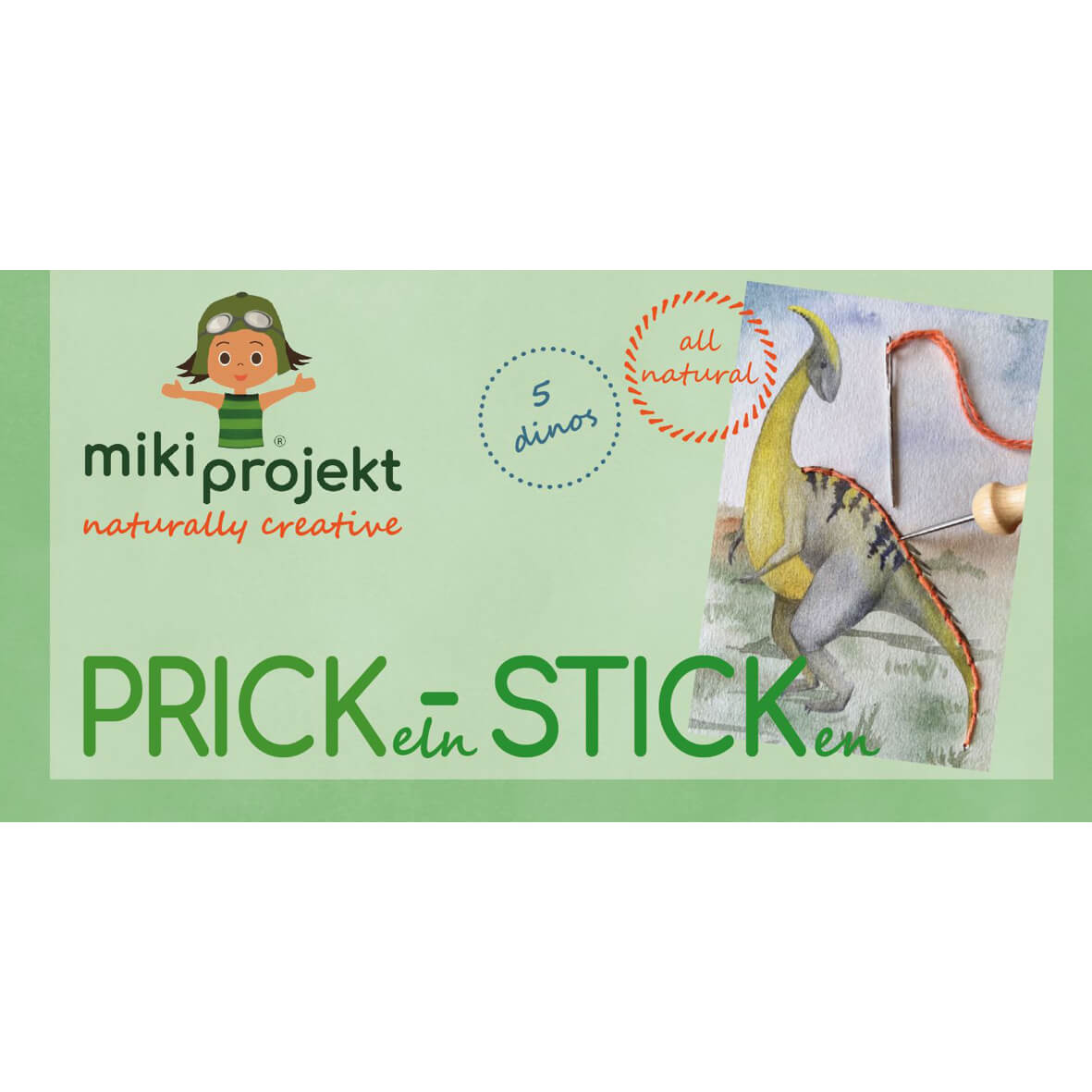 Prick - Stick - Set Dinos Mikiprojekt - malmichbunt.de