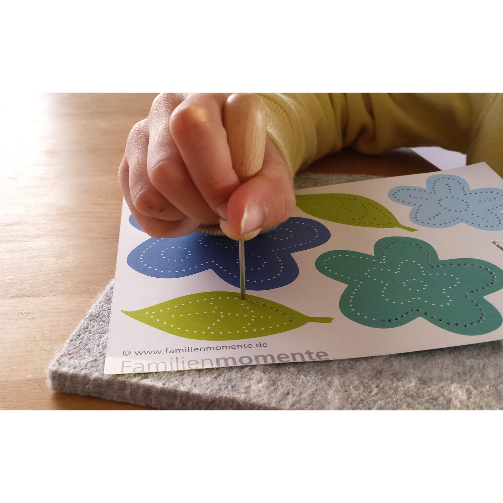 Prickeln für Kinder - 10 Prickelvorlagen Frühling Familienmomente - malmichbunt.de