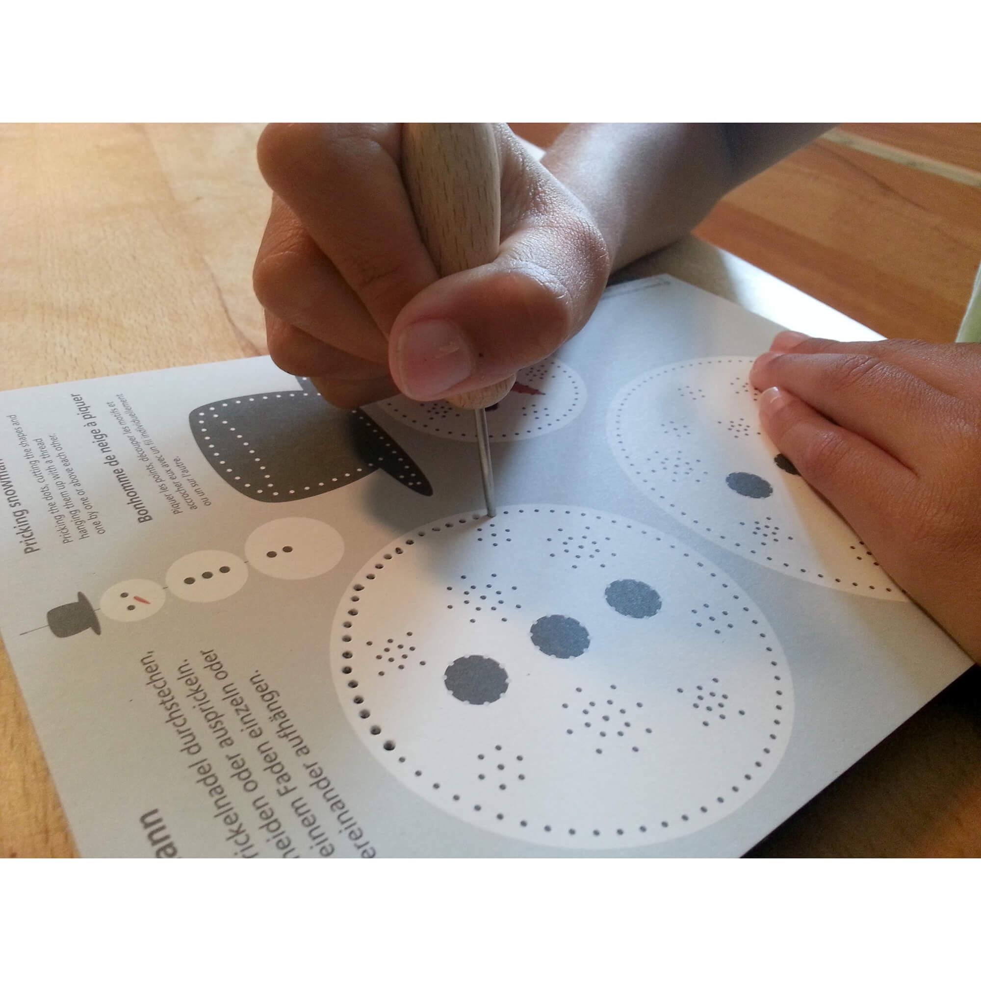 Prickeln für Kinder - 10 Prickelvorlagen Winter Familienmomente - malmichbunt.de