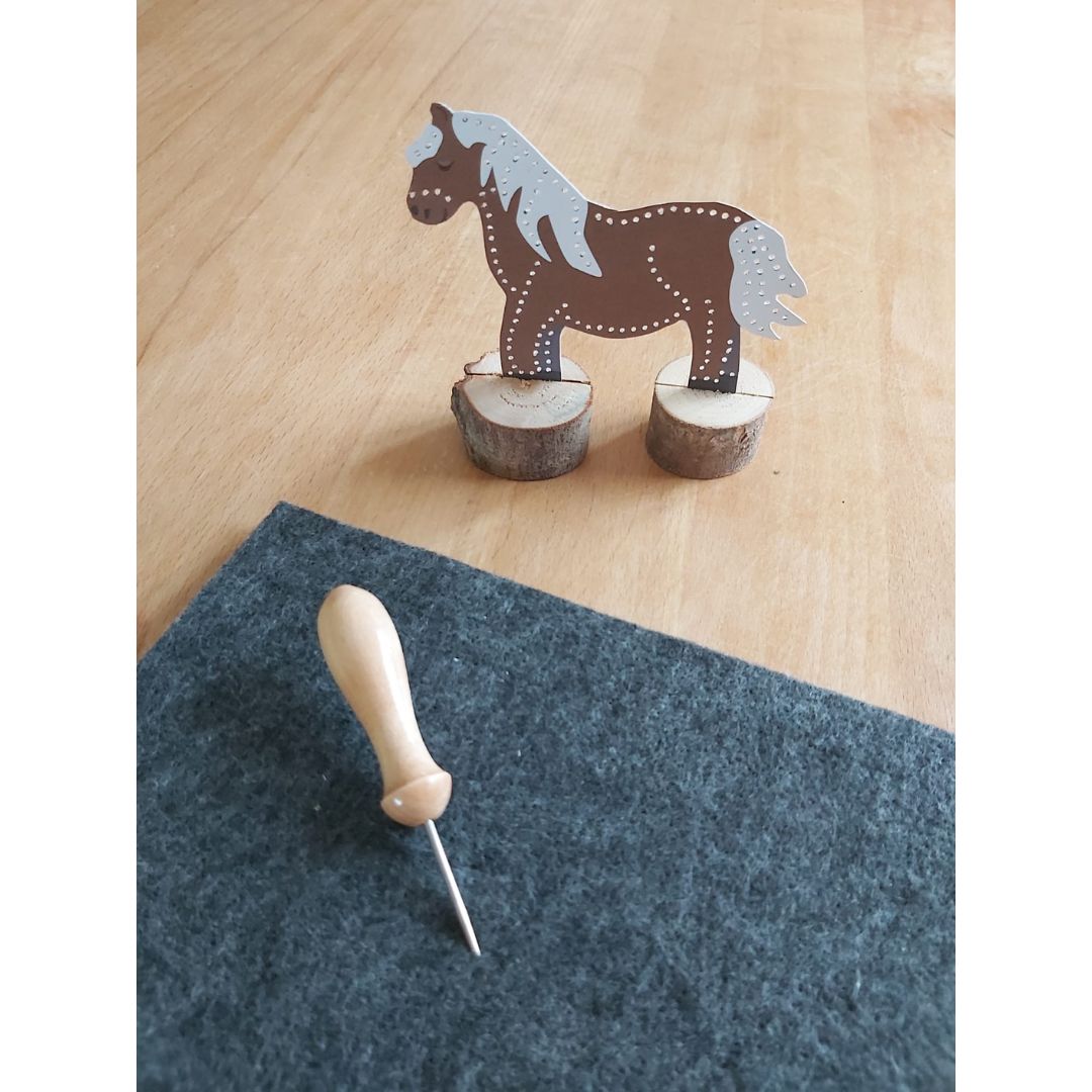 Prickeln für Kinder - Prickelset Pferde & Ponys Familienmomente - malmichbunt.de