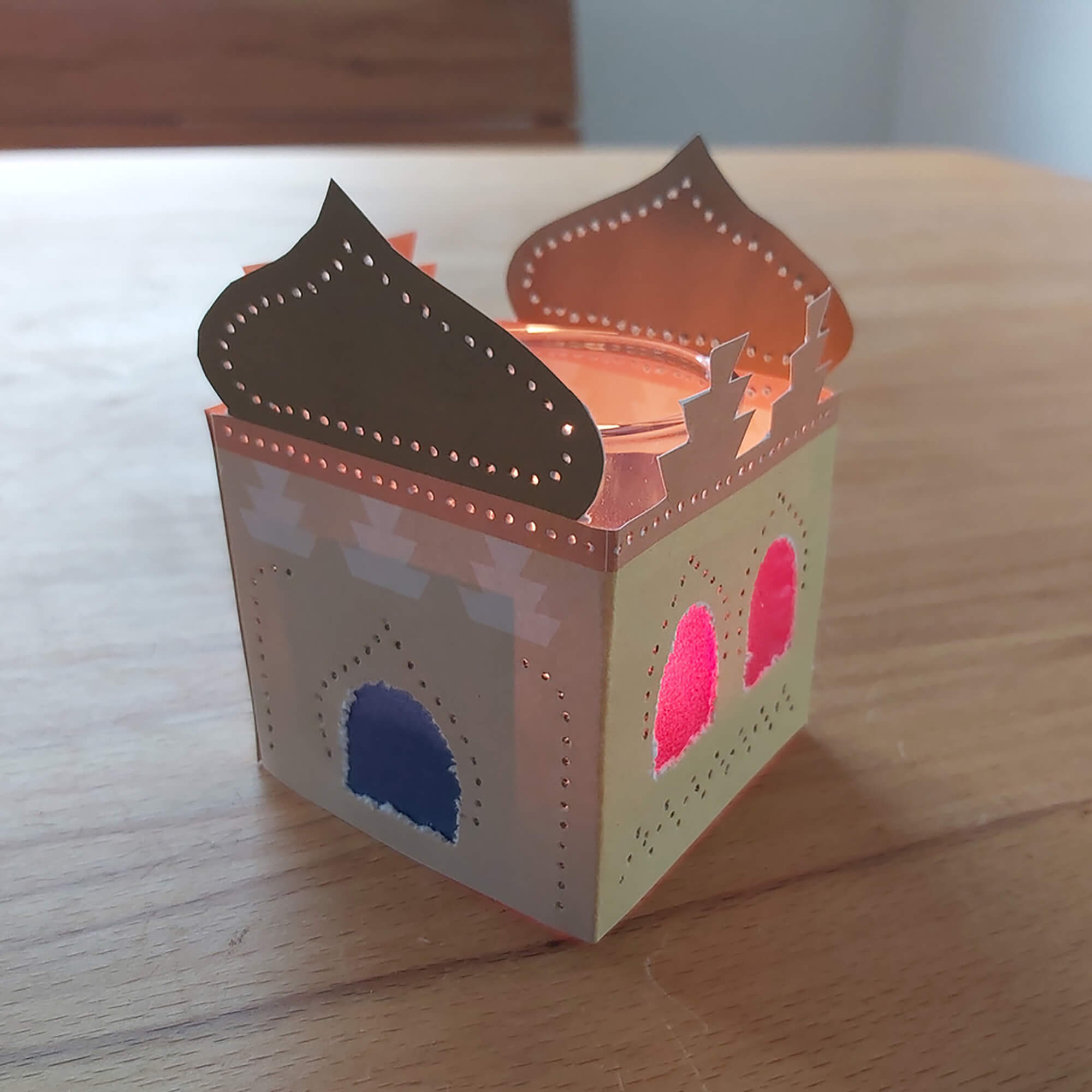 Prickeln für Kinder - Prickelset Windlichthäuser Orient Familienmomente - malmichbunt.de