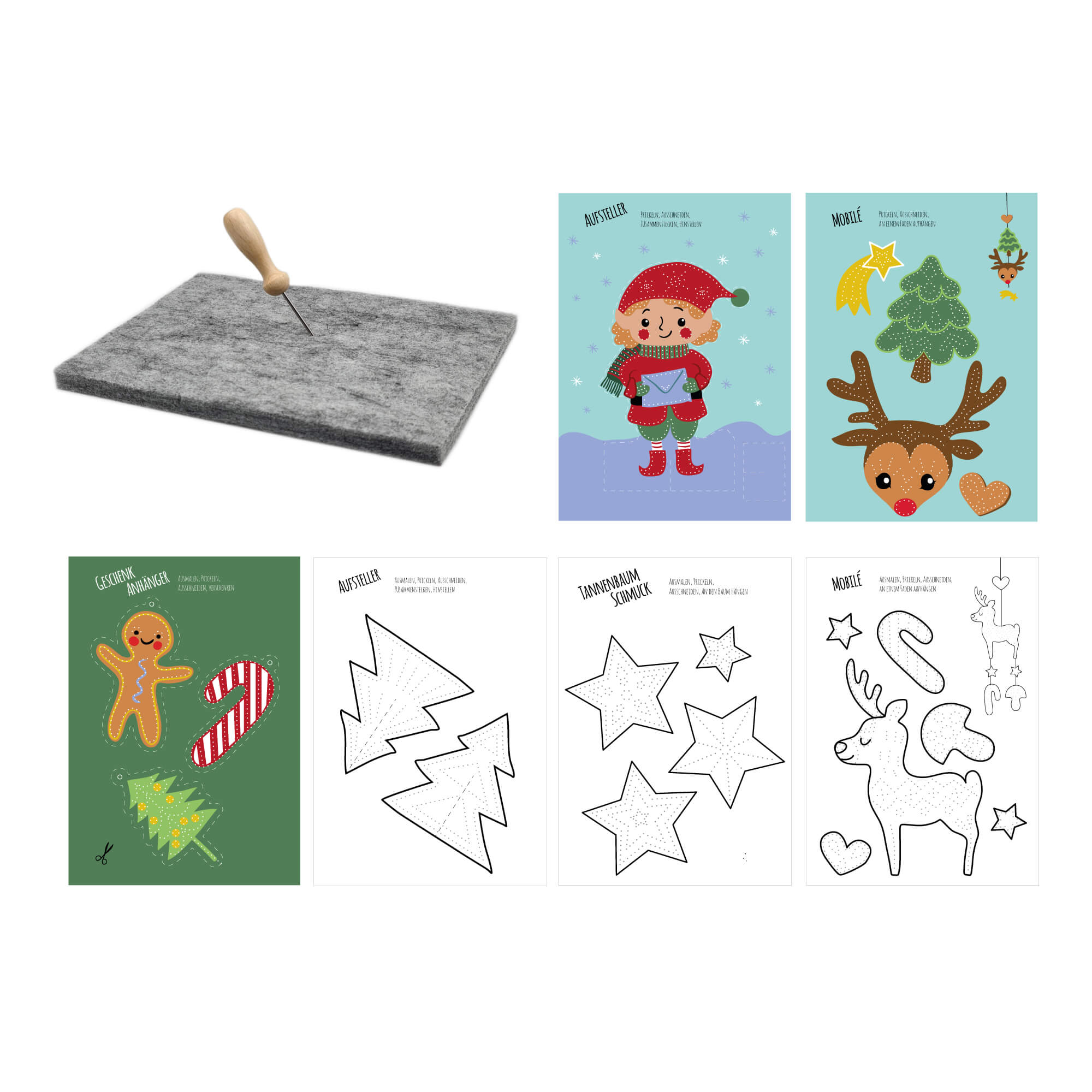 Prickelset Weihnachten Jeka - malmichbunt.de