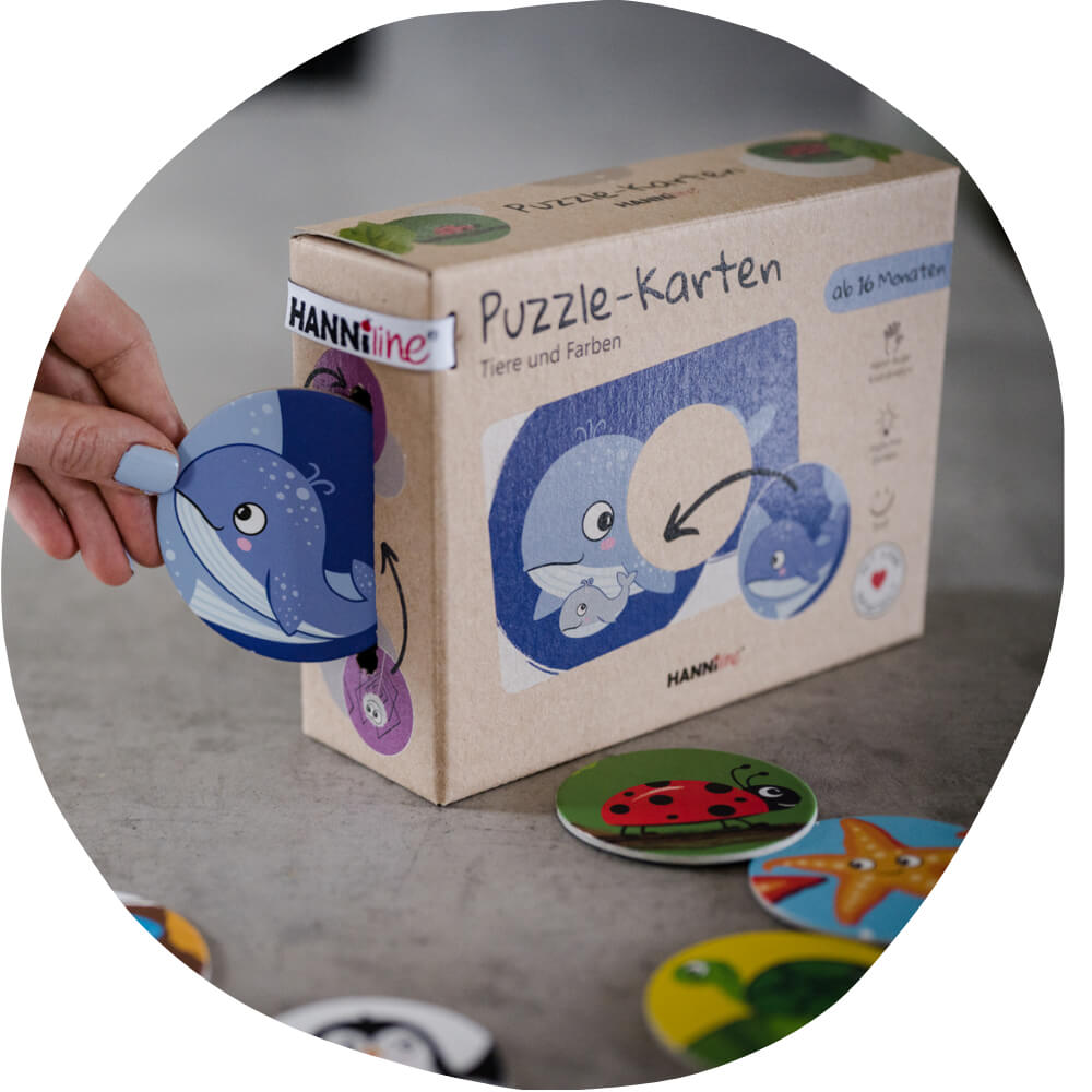 Puzzle - Karten (ab 16 Monate) HANNIline - malmichbunt.de