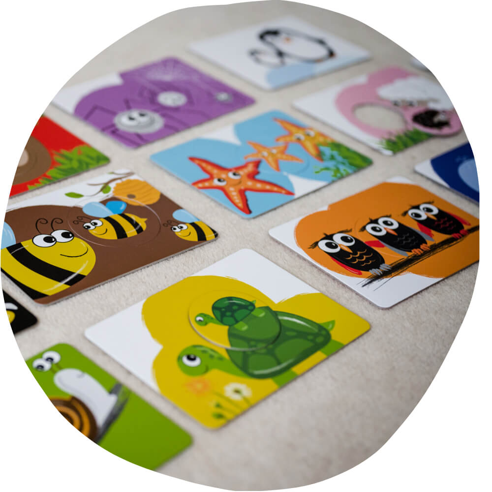 Puzzle - Karten (ab 16 Monate) HANNIline - malmichbunt.de