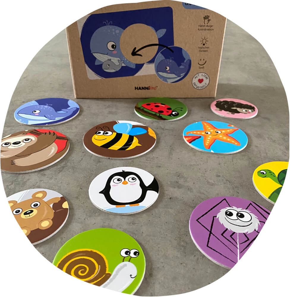 Puzzle - Karten (ab 16 Monate) HANNIline - malmichbunt.de