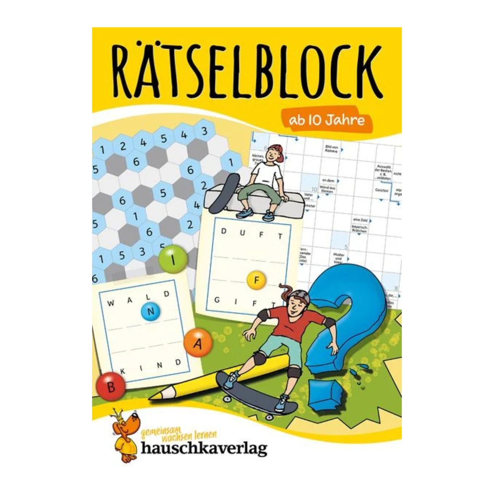 Rätselblock ab 10 Jahre, Band 1 - Nr. 635 Hauschka Verlag - malmichbunt.de