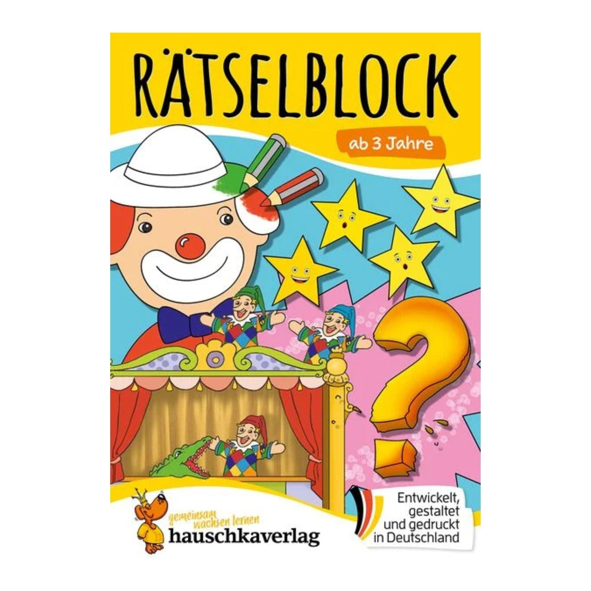 Rätselblock ab 3 Jahre, Band 1 - Nr. 644 Hauschka Verlag - malmichbunt.de