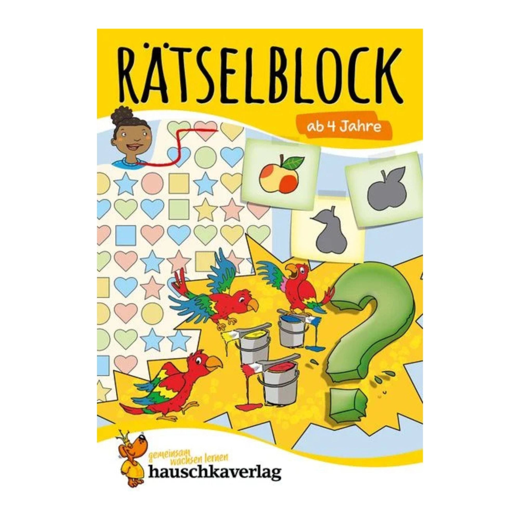 Rätselblock ab 4 Jahre, Band 1 - Nr. 642 Hauschka Verlag - malmichbunt.de