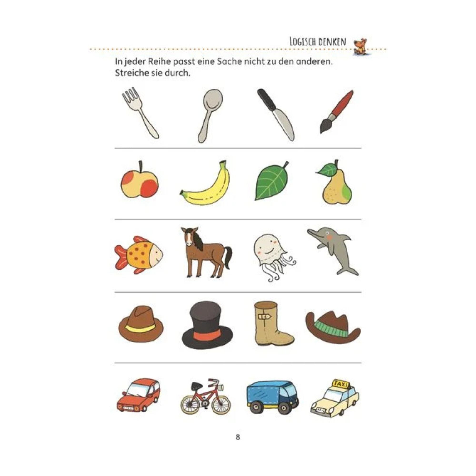 Rätselblock ab 5 Jahre, Band 1 - Nr. 630 Hauschka Verlag - malmichbunt.de